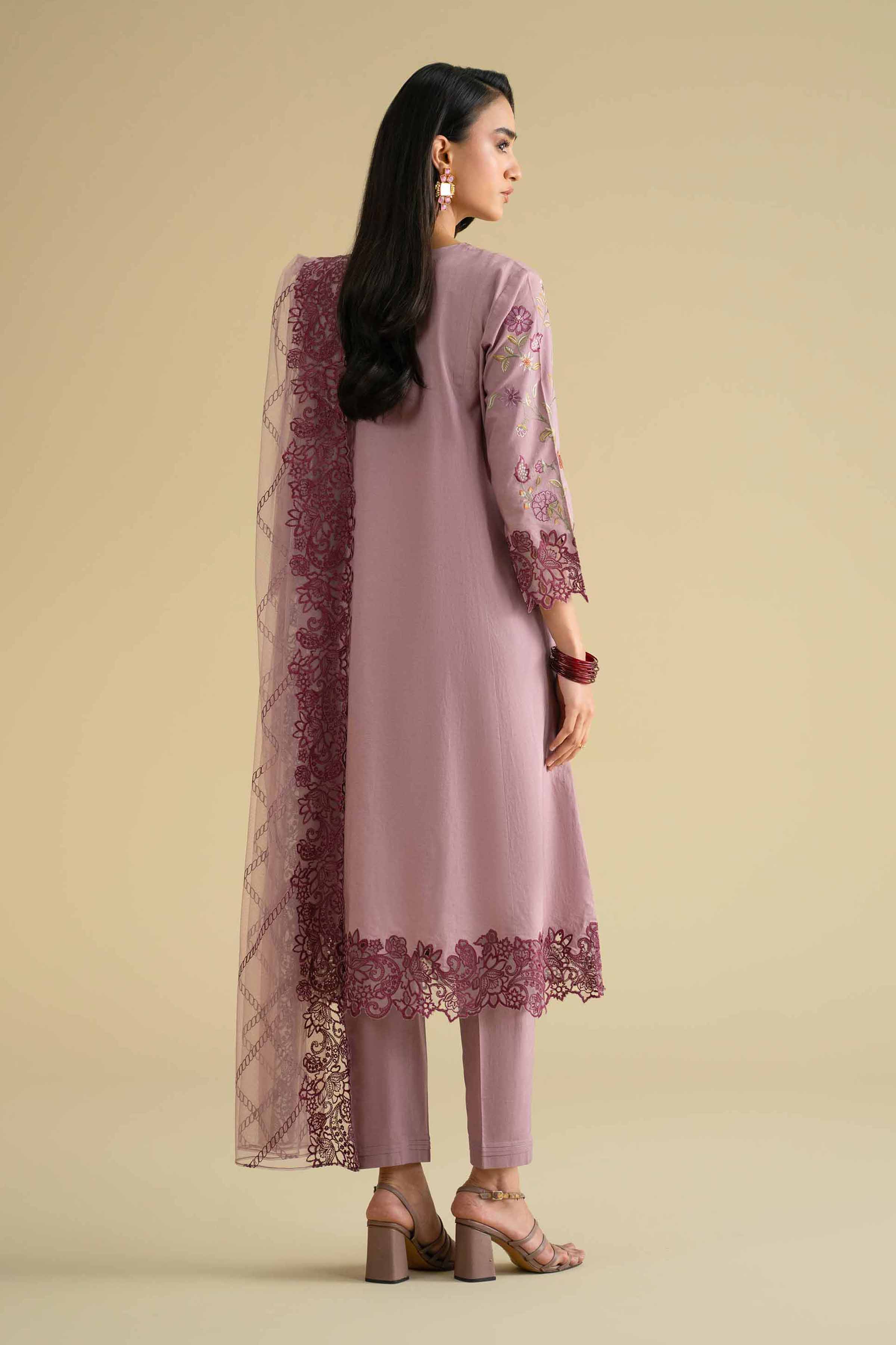 3 Piece - Embroidered Suit - KFE26-86 - Image 4