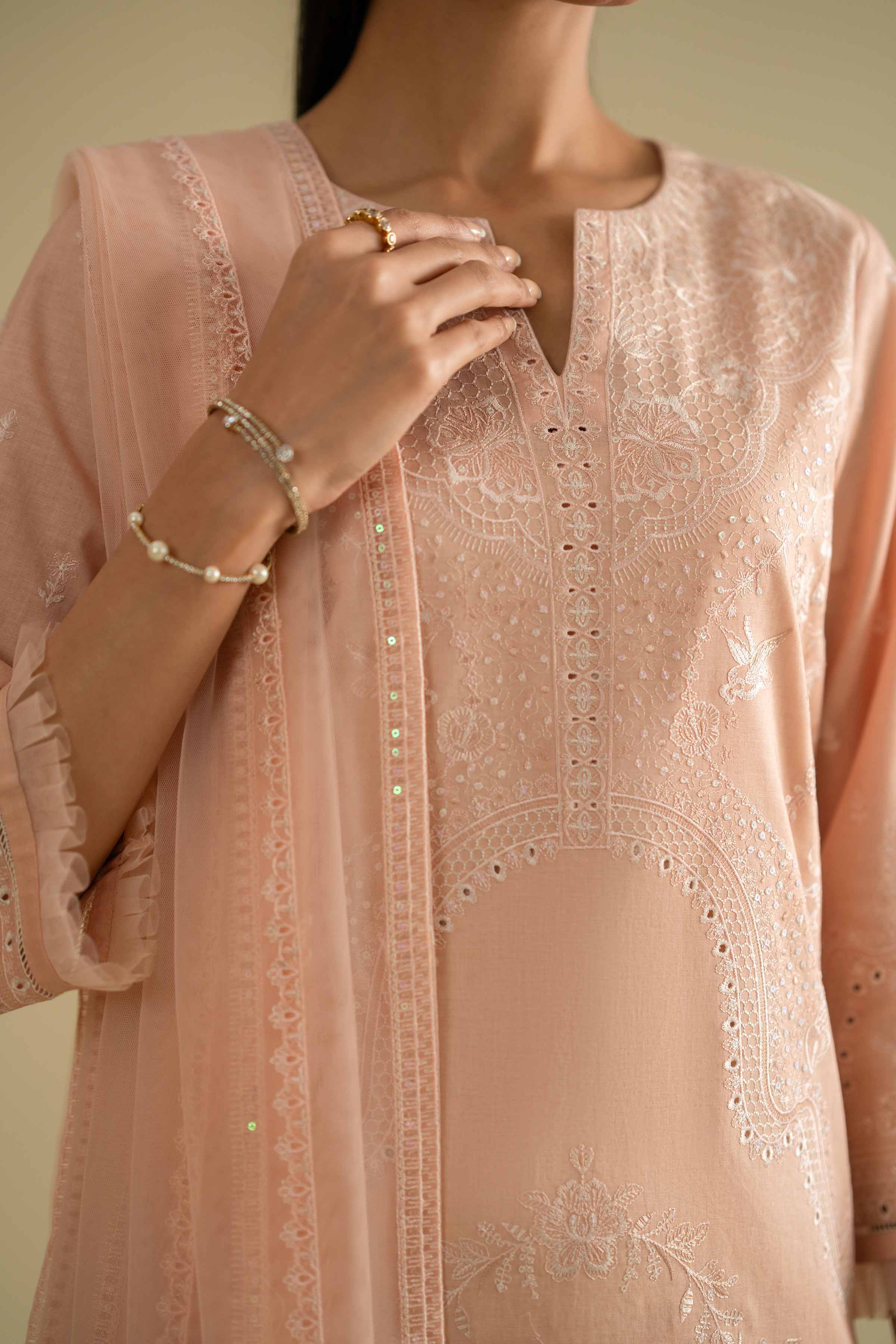 3 Piece - Embroidered Suit - KFE26-90 - Image 7