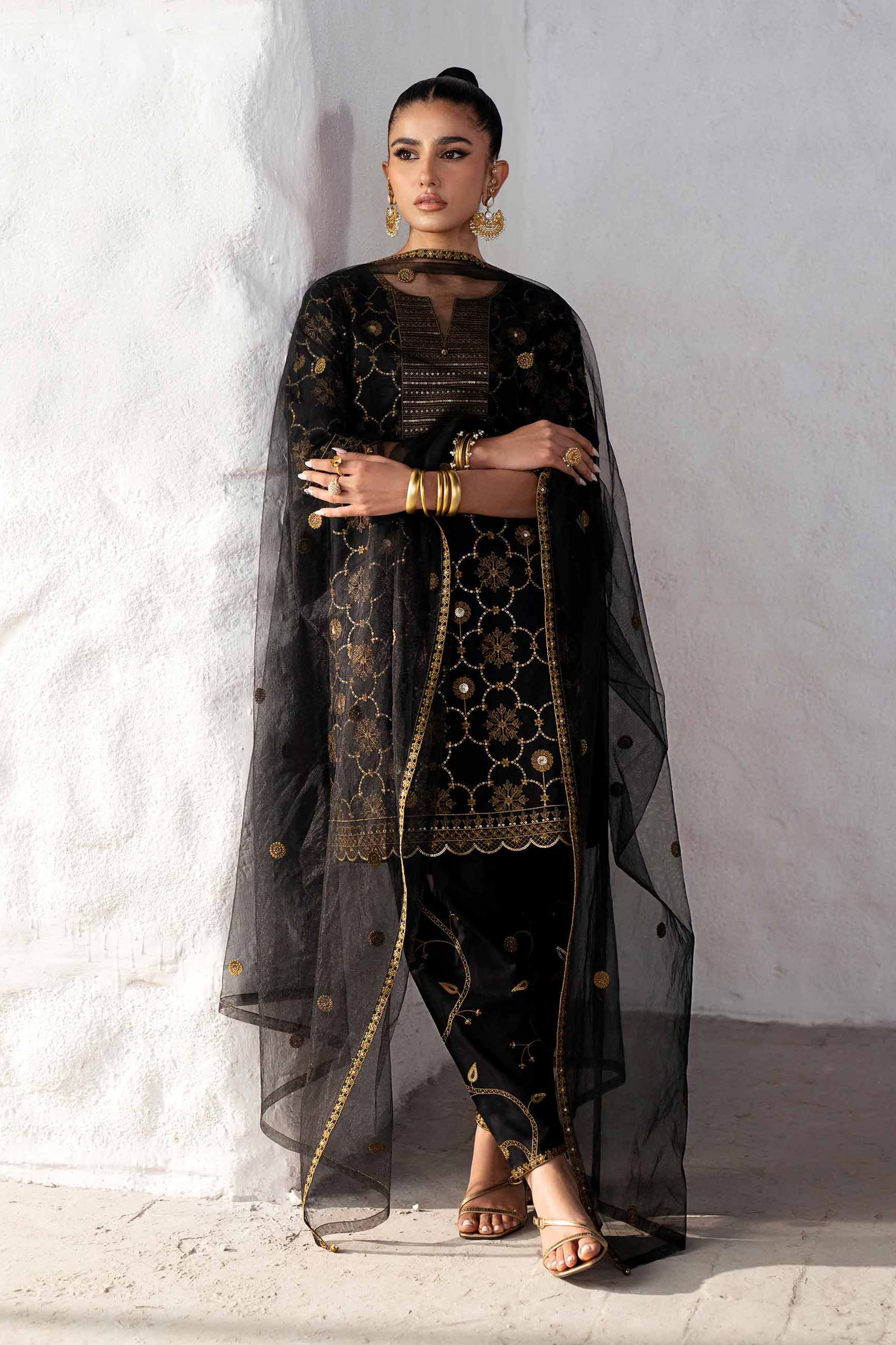 3 Piece - Embroidered Suit - KFS25-01 - Image 2