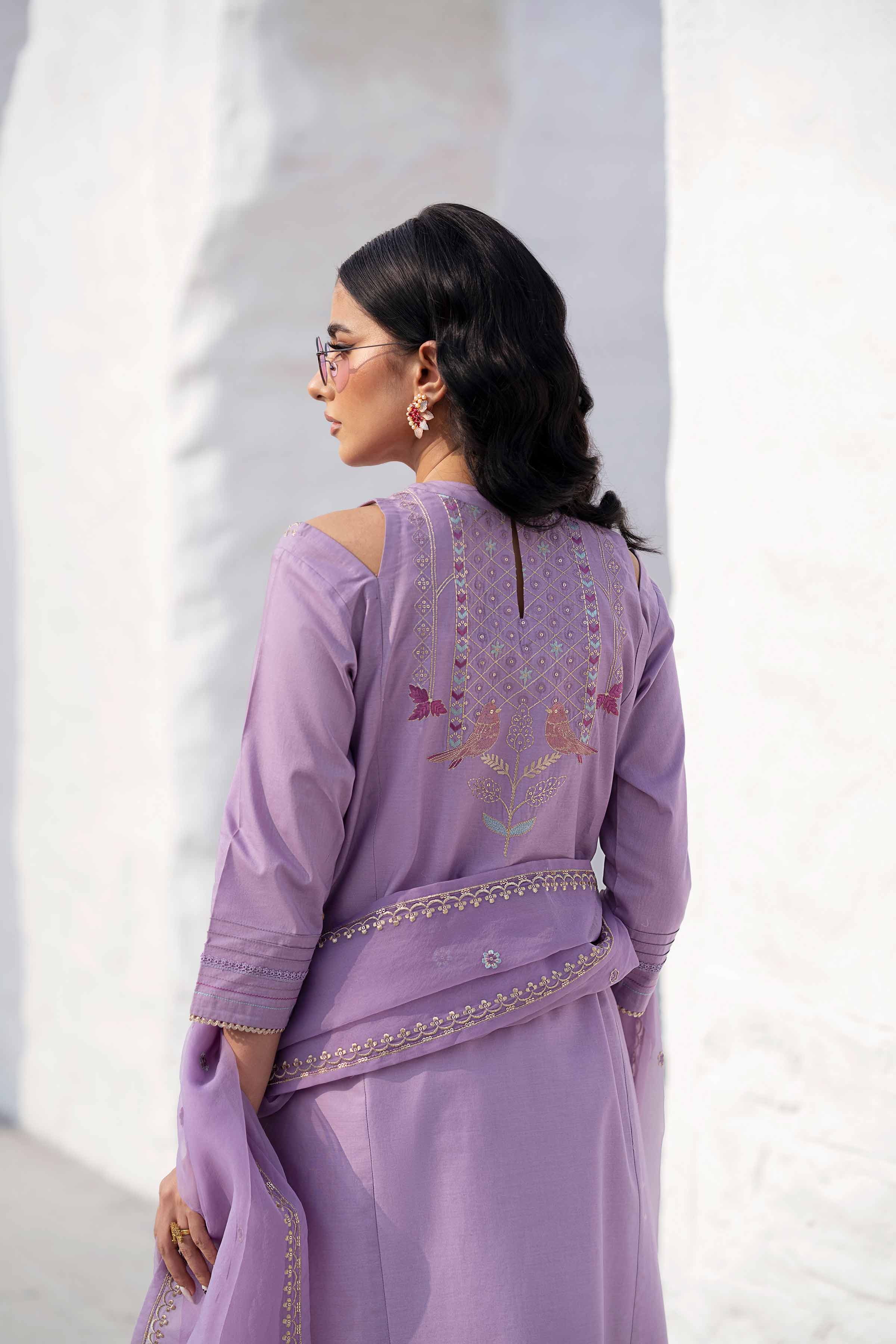 2 Piece - Embroidered Suit - KFS25-04 - Image 3