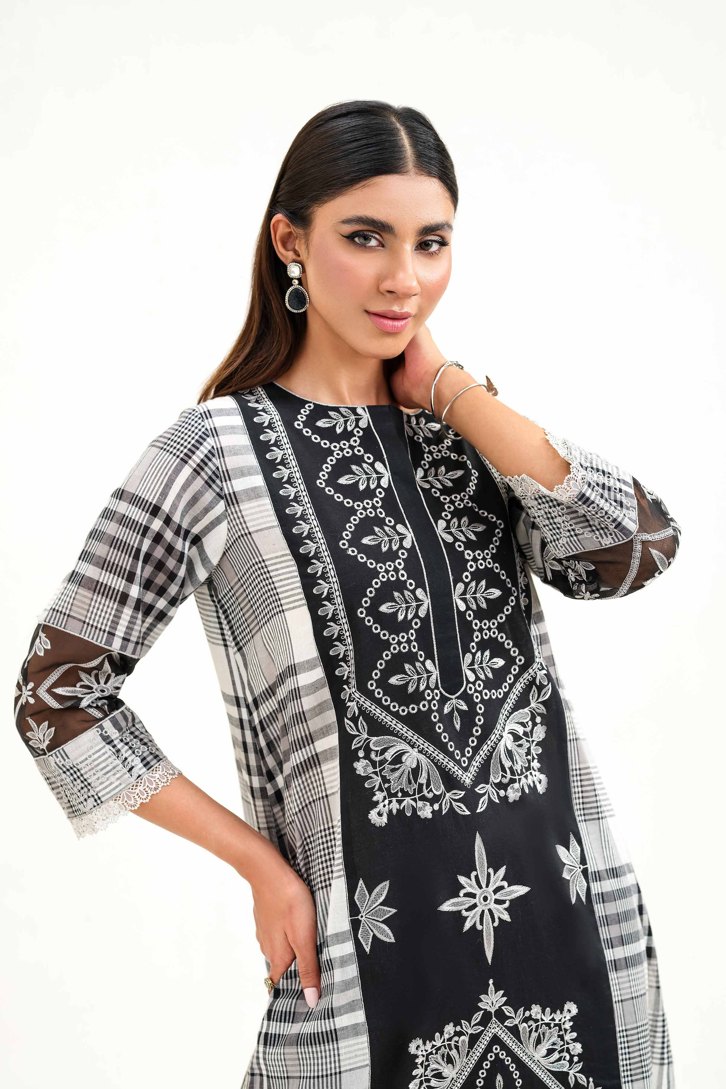 2 Piece - Embroidered Suit - KFS25-09 - Image 5