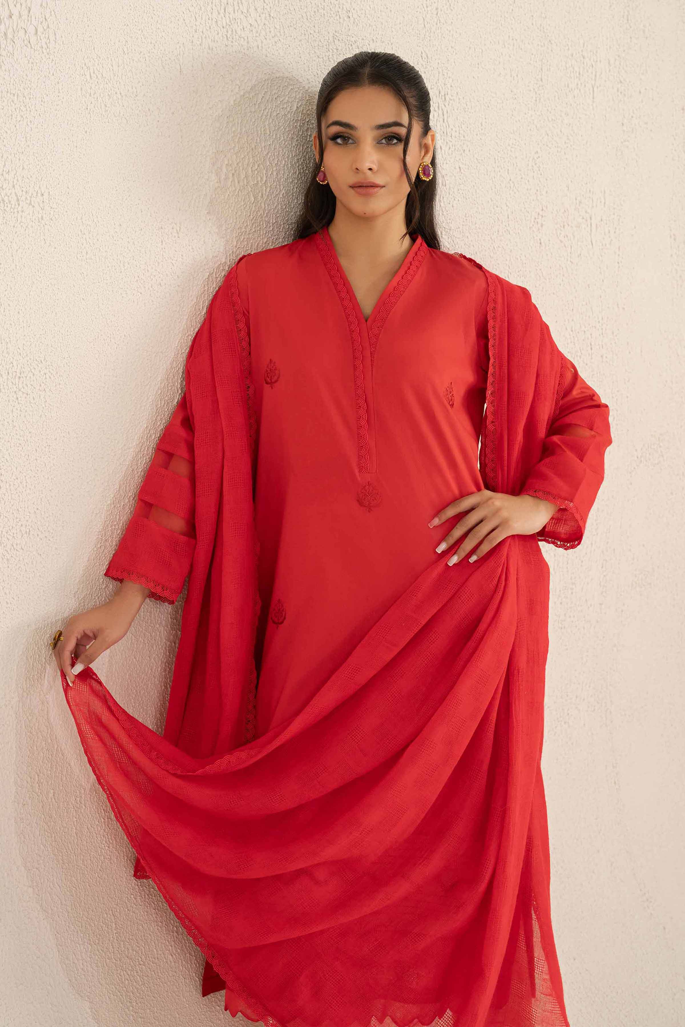 2 Piece - Embroidered Suit - KFS25-19 - Image 2