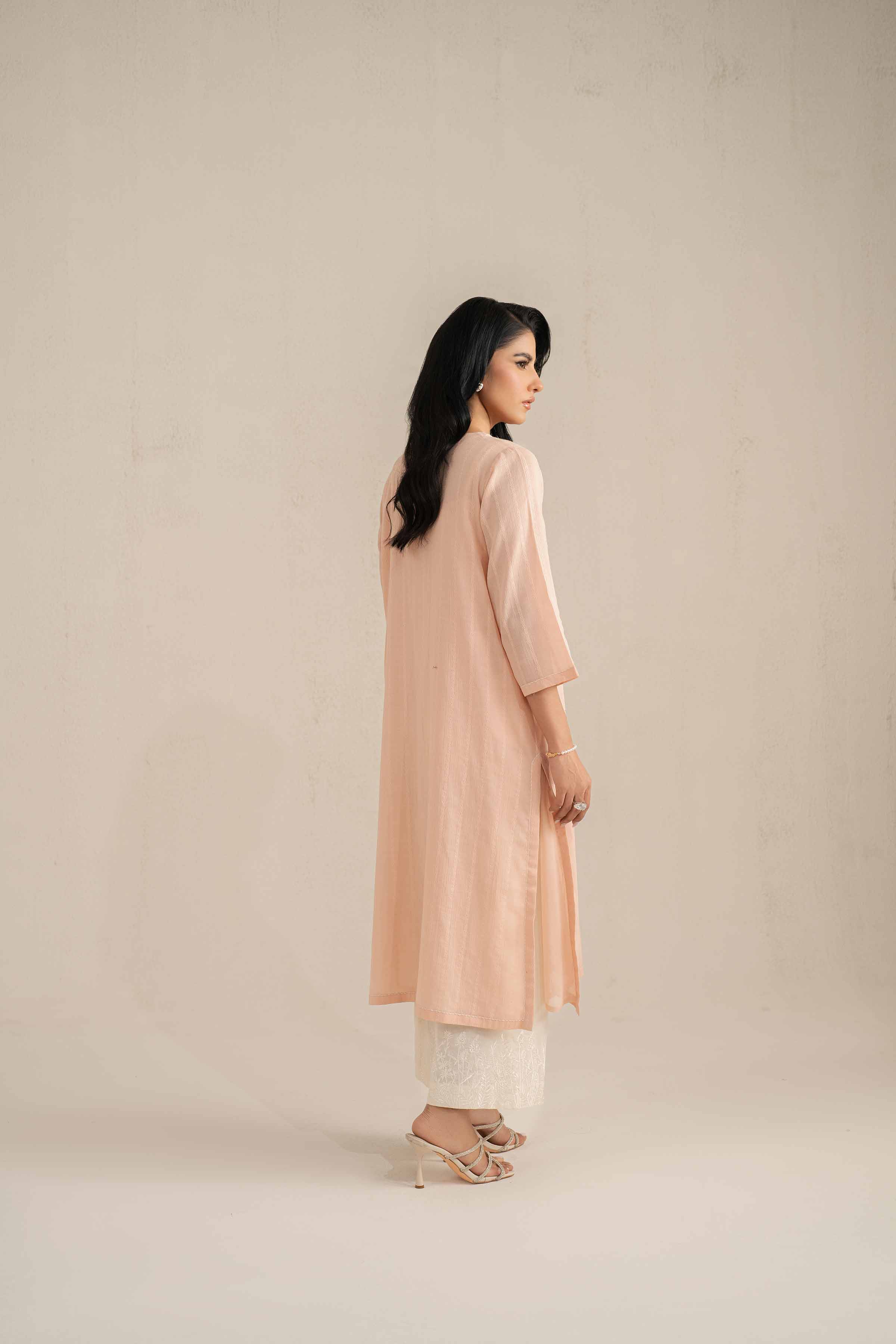 2 Piece - Embroidered Suit - KFS25-36 - Image 3