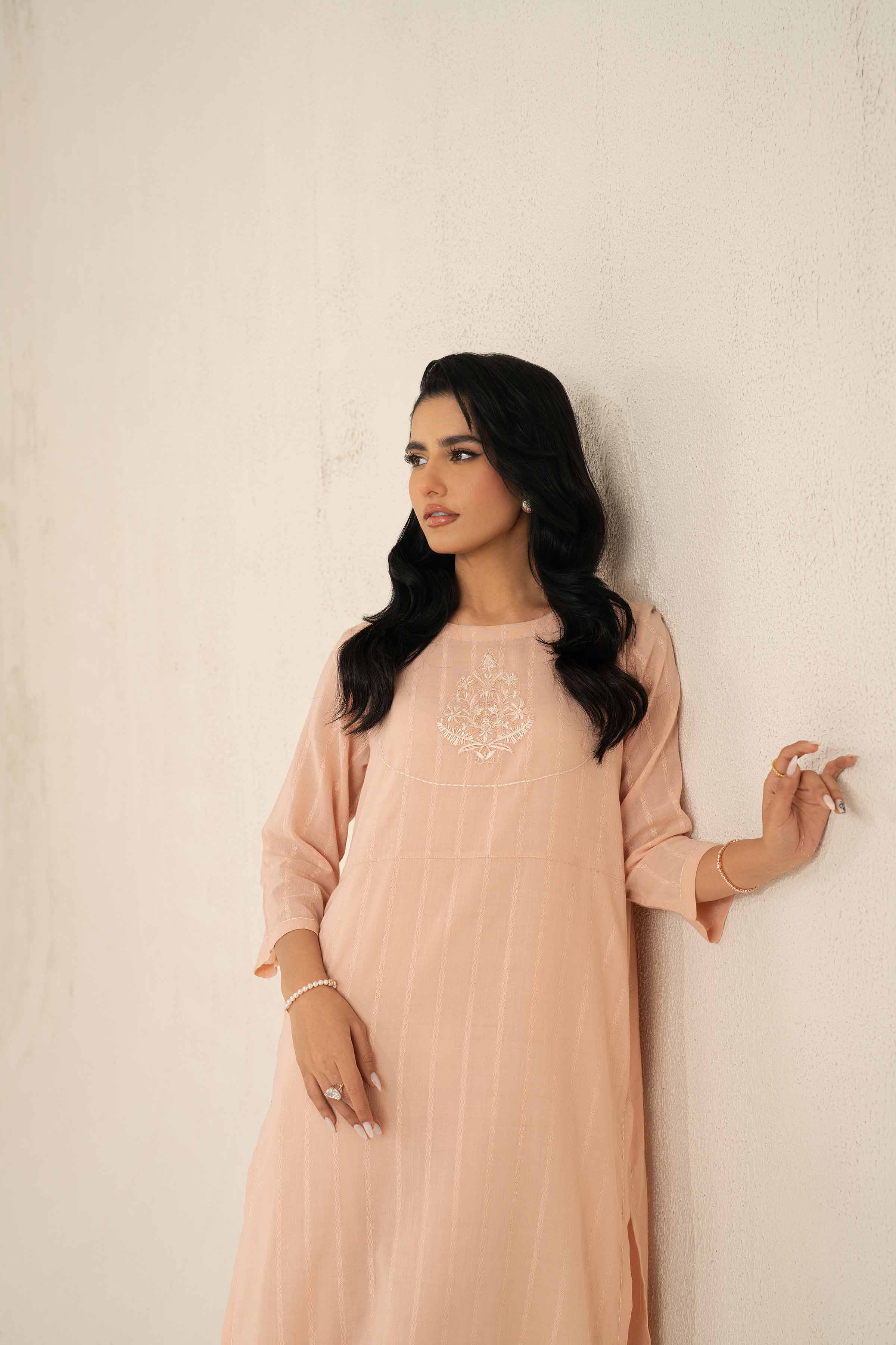 2 Piece - Embroidered Suit - KFS25-36 - Image 7