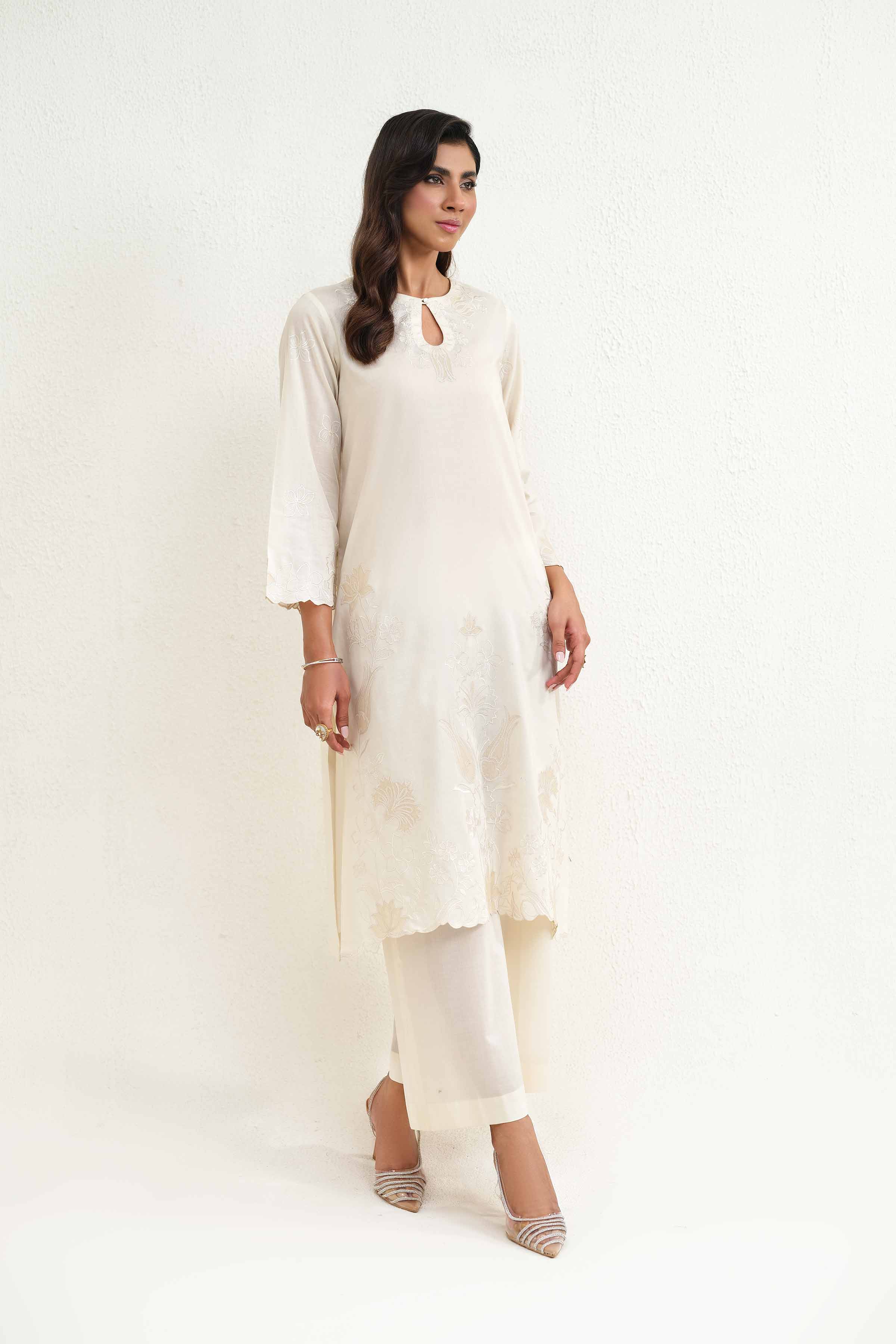 3 Piece - Embroidered Suit - KFS25-45 - Image 5
