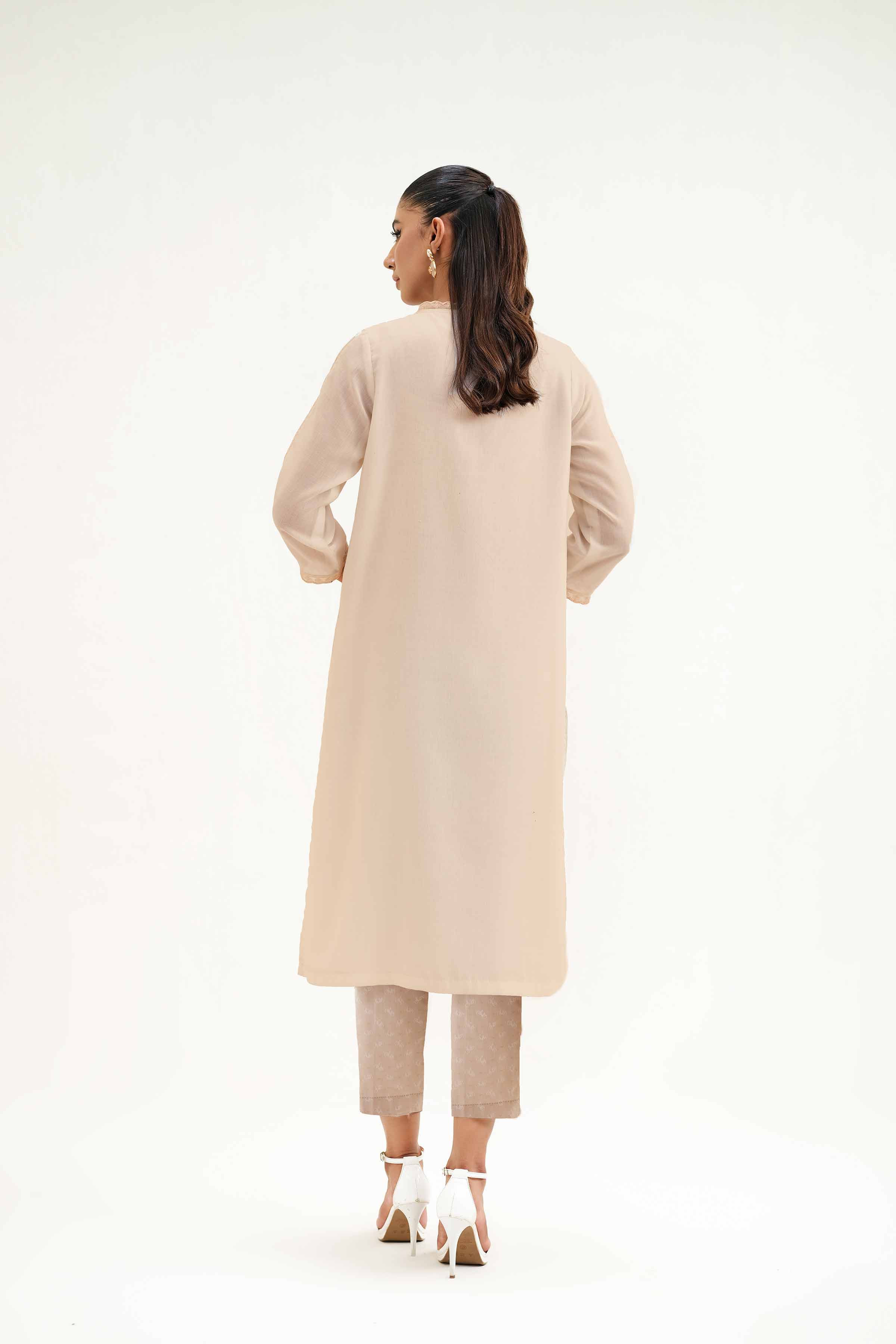 2 Piece - Embroidered Suit - KFS25-64 - Image 3