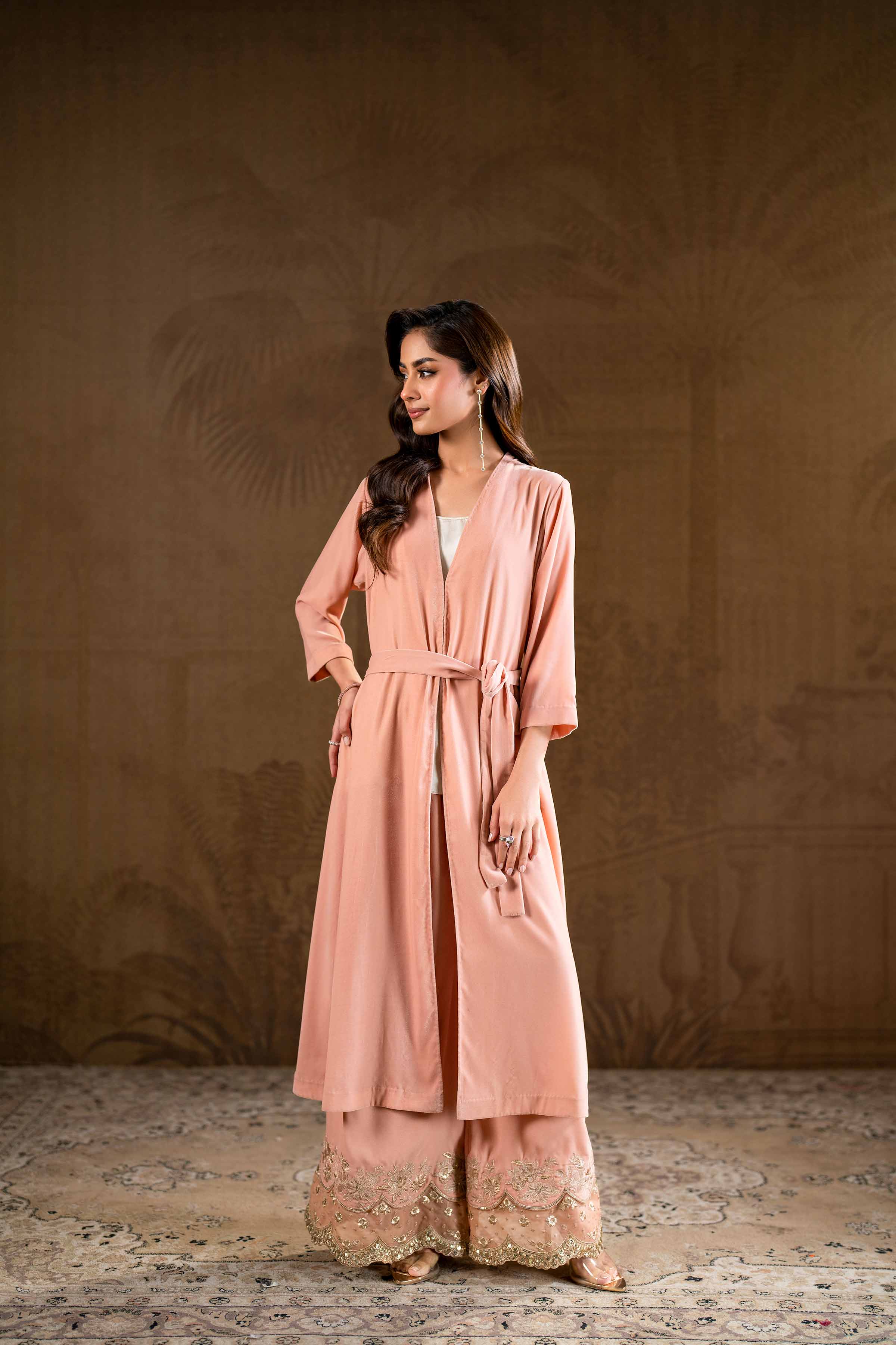 2 Piece - Embroidered Suit - KFW24-05 - Image 3
