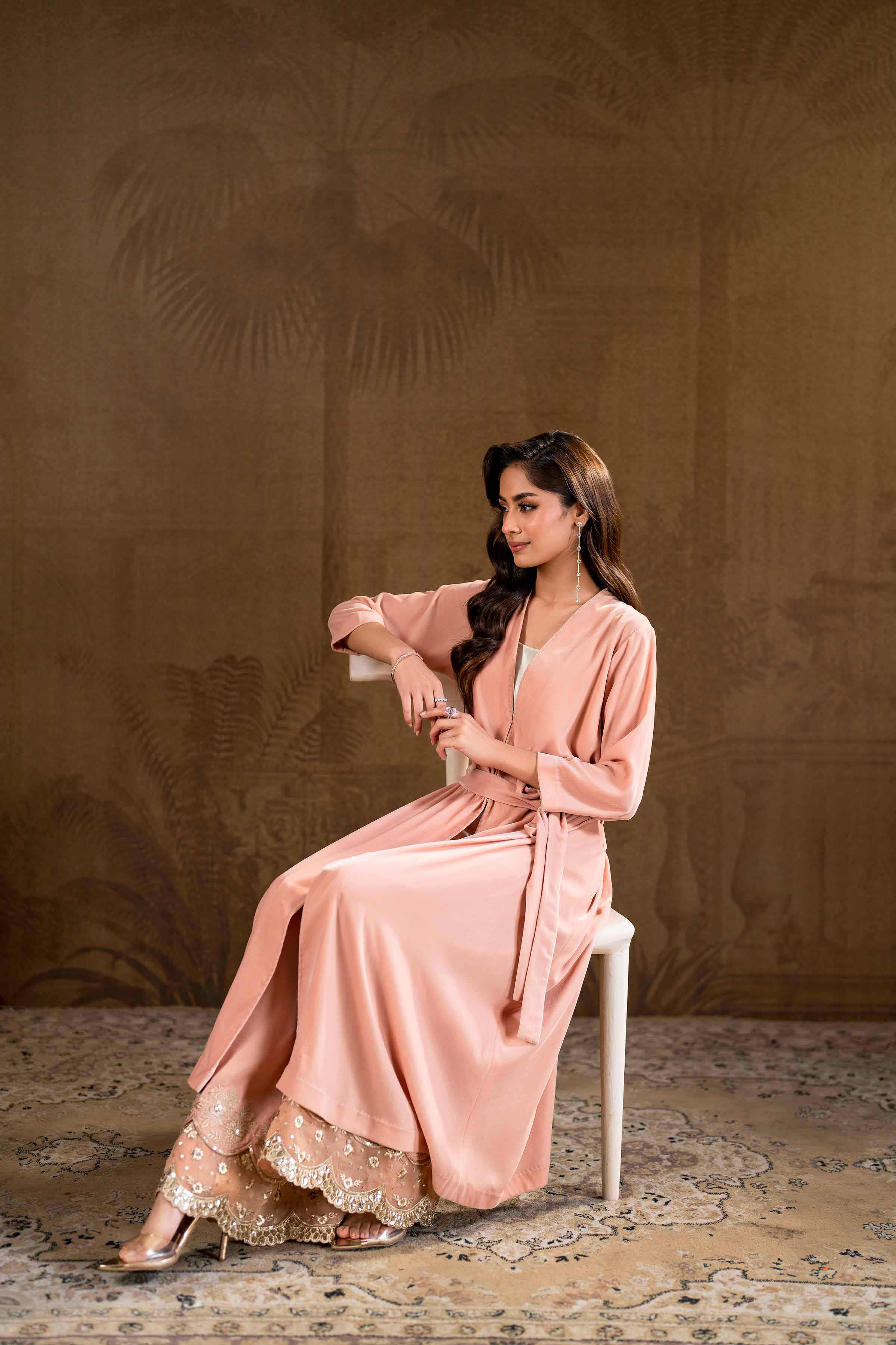 2 Piece - Embroidered Suit - KFW24-05 - Image 6