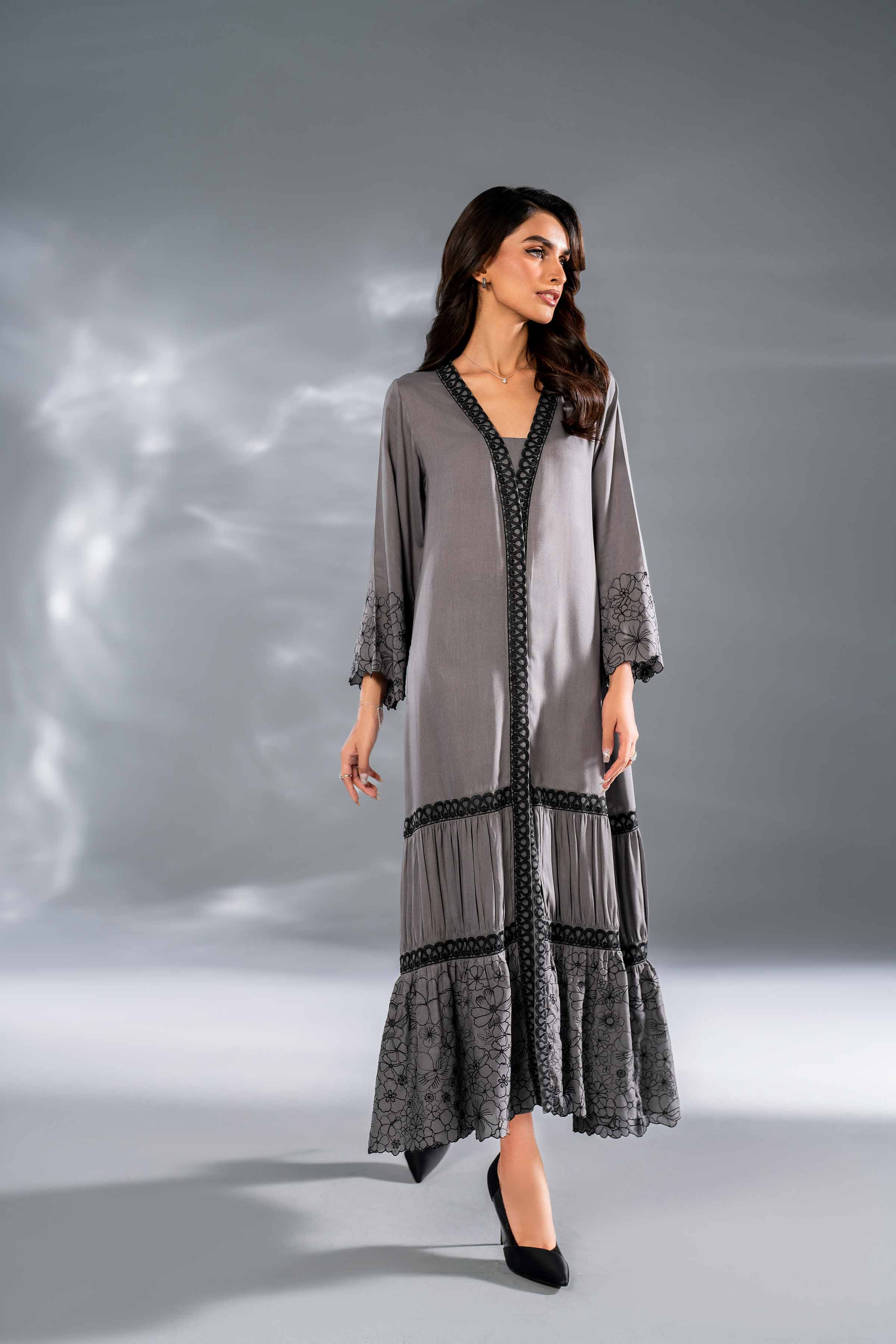 2 Piece - Embroidered Suit - KFW24-108 - Image 4