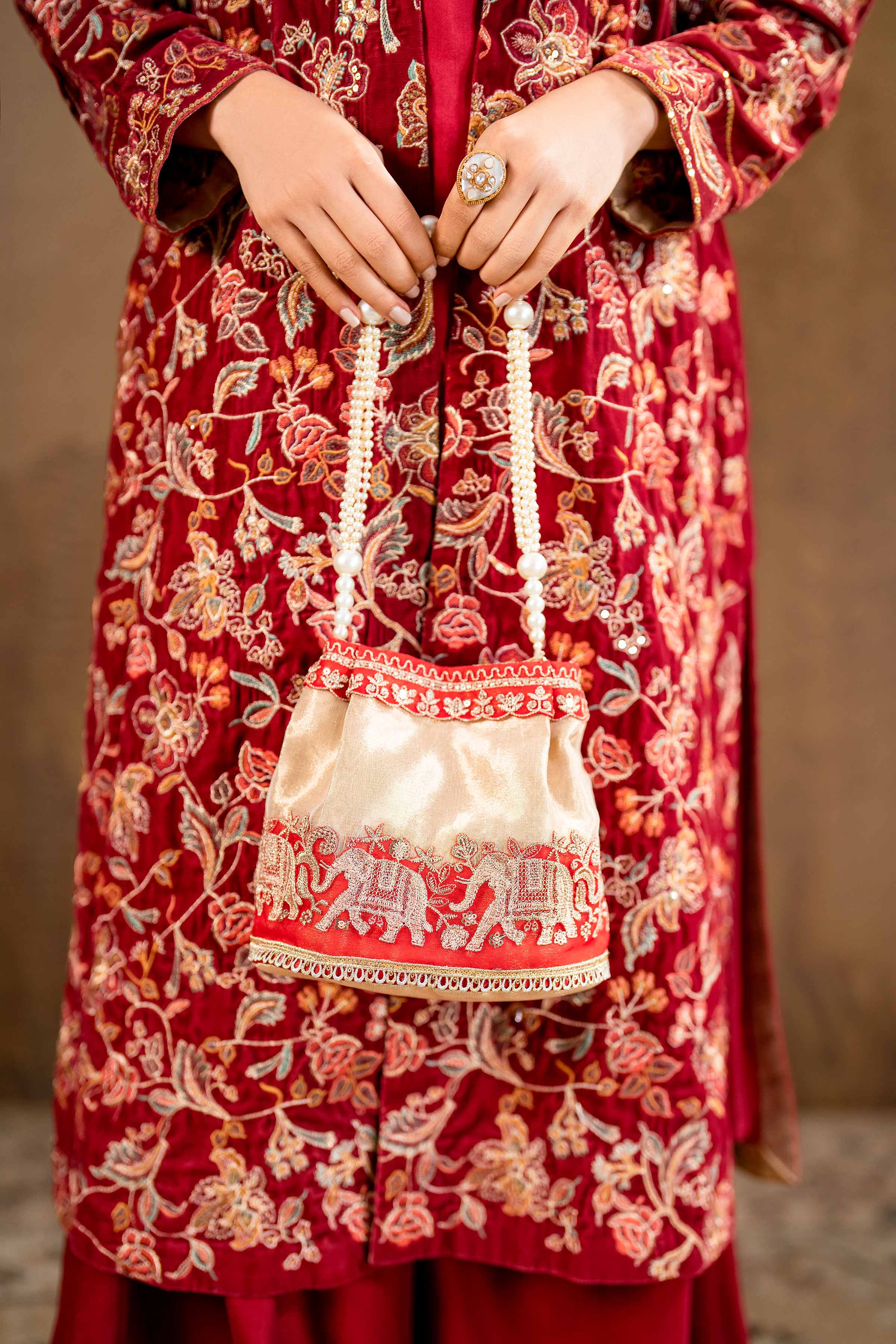 3 Piece - Embroidered Suit - KFW24-13 - Image 11