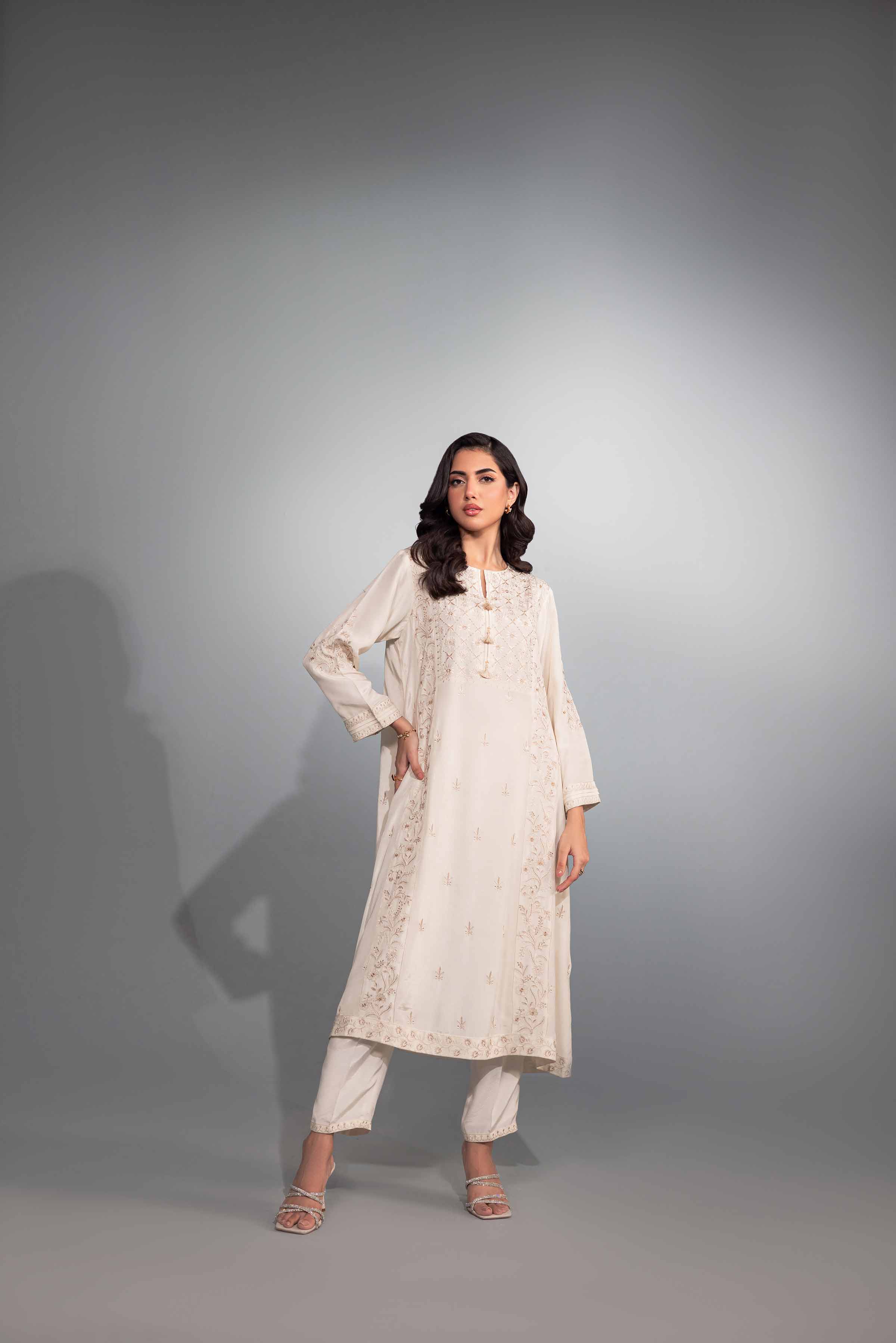 2 Piece - Embroidered Suit - KFW24-34 - Image 3