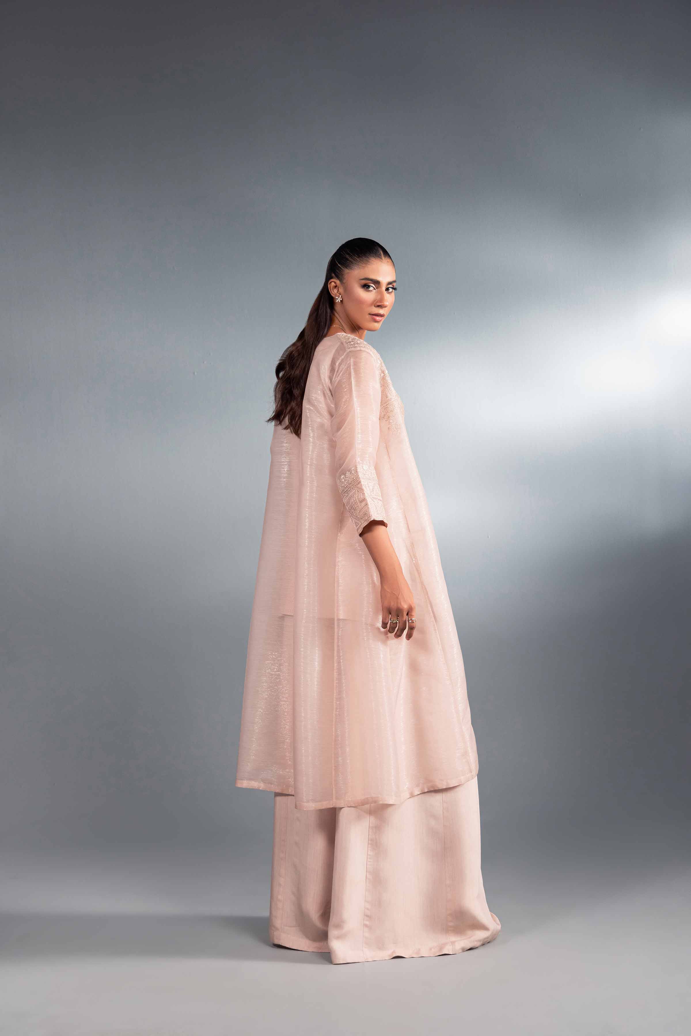 3 Piece - Embroidered Suit - KFW24-46 - Image 3