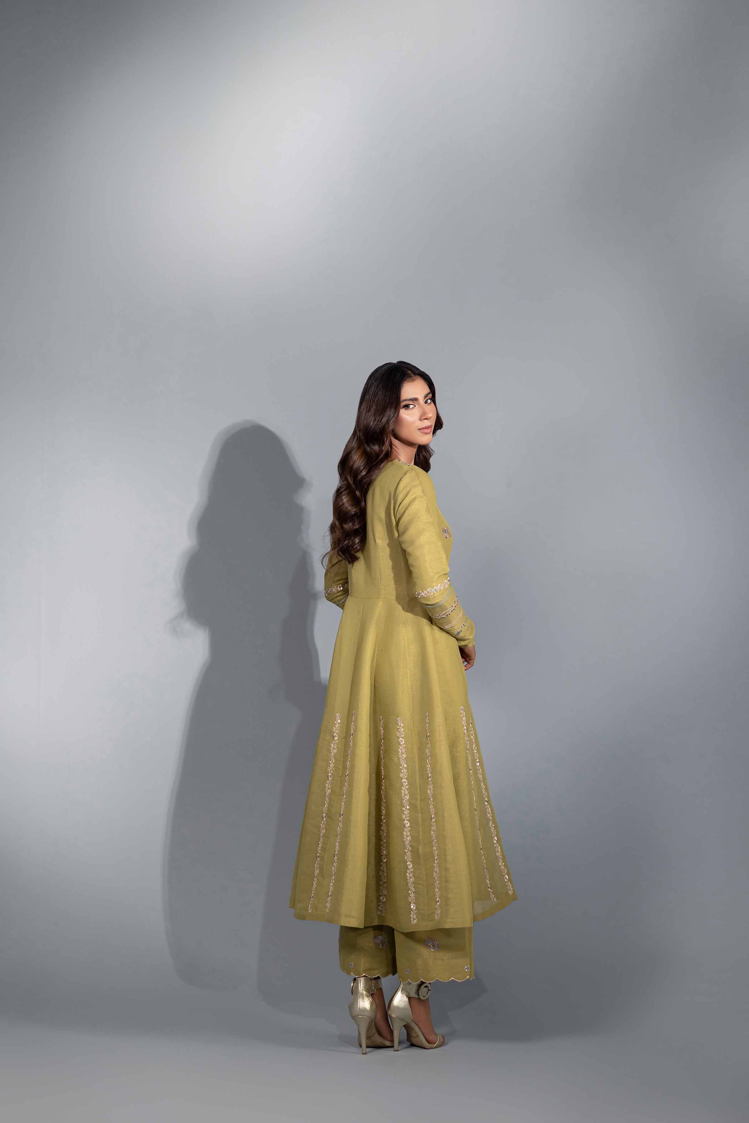 2 Piece - Embroidered Suit - KFW24-52 - Image 3