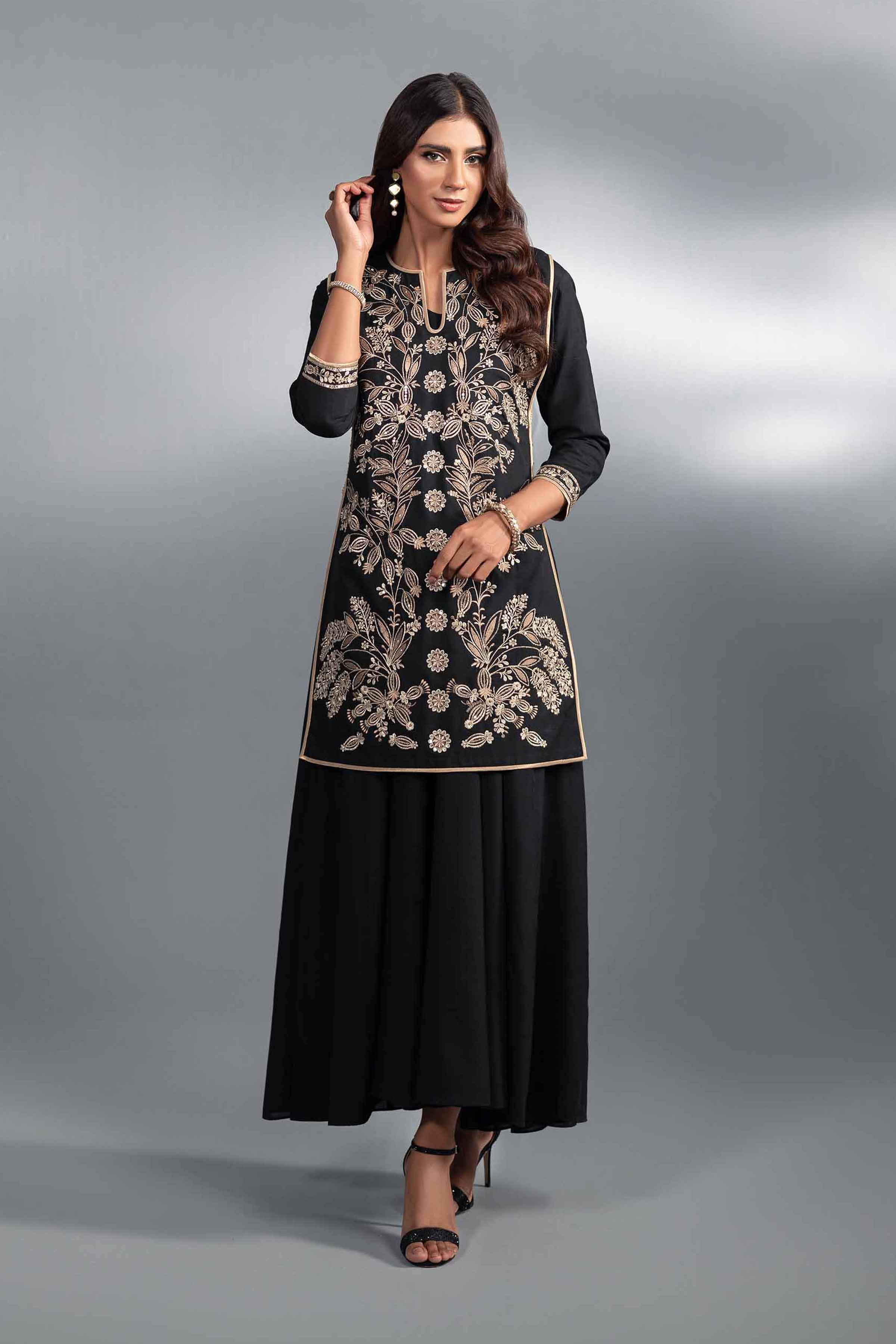 2 Piece - Embroidered Suit - KFW24-57 - Image 2