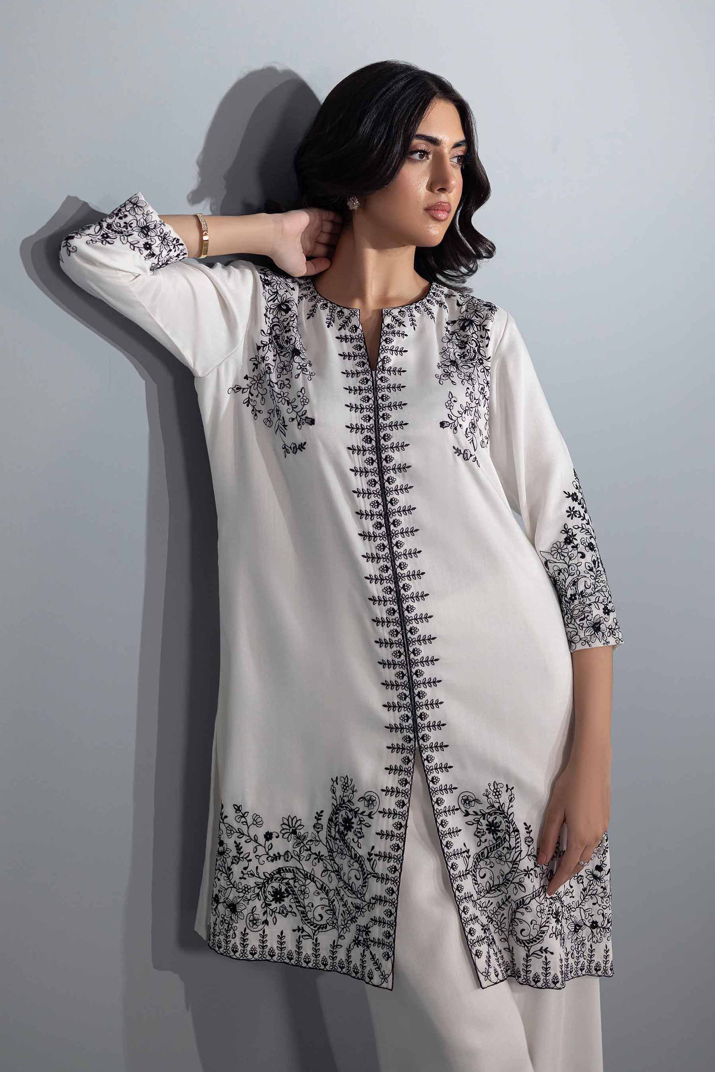 2 Piece - Embroidered Suit - KFW24-67 - Image 2