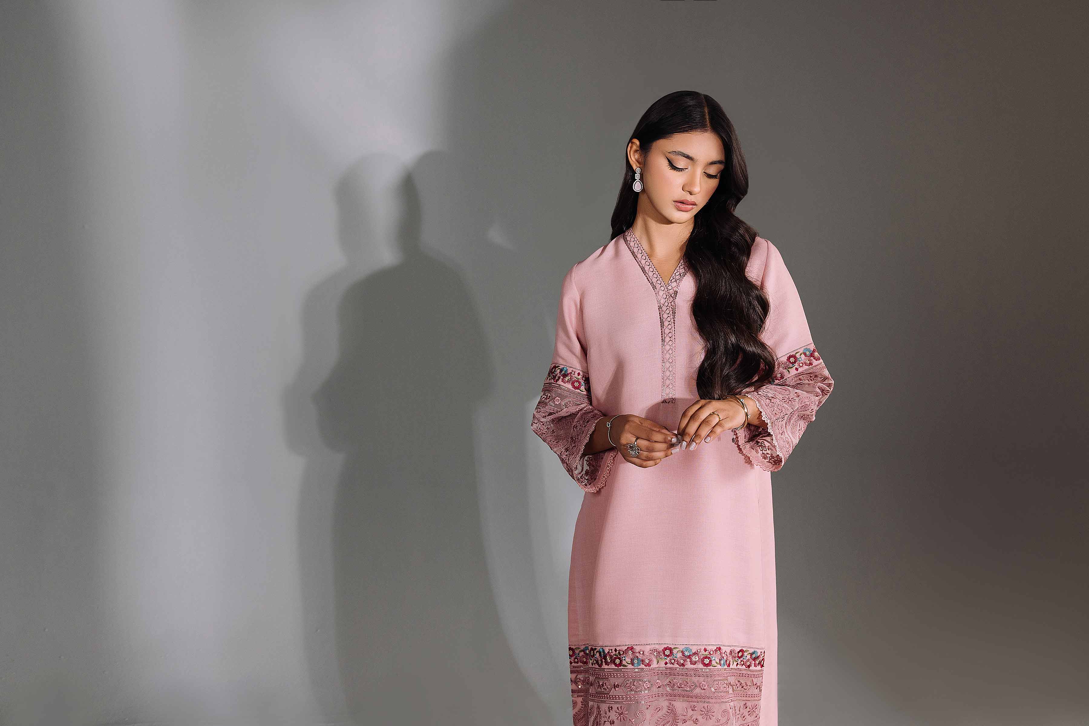 2 Piece - Embroidered Suit - KFW24-73 - Image 5