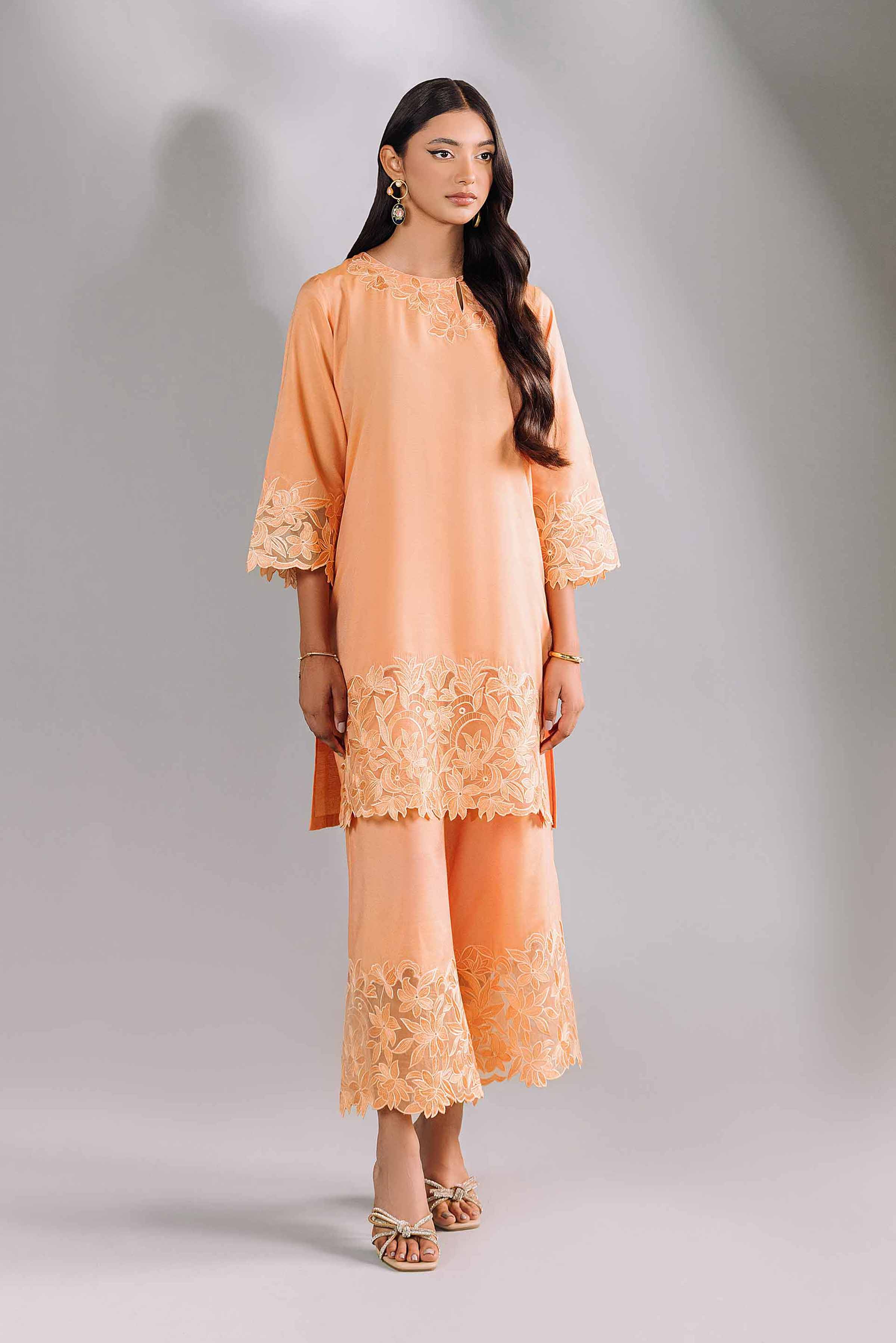2 Piece - Embroidered Suit - KFW24-74 - Image 2