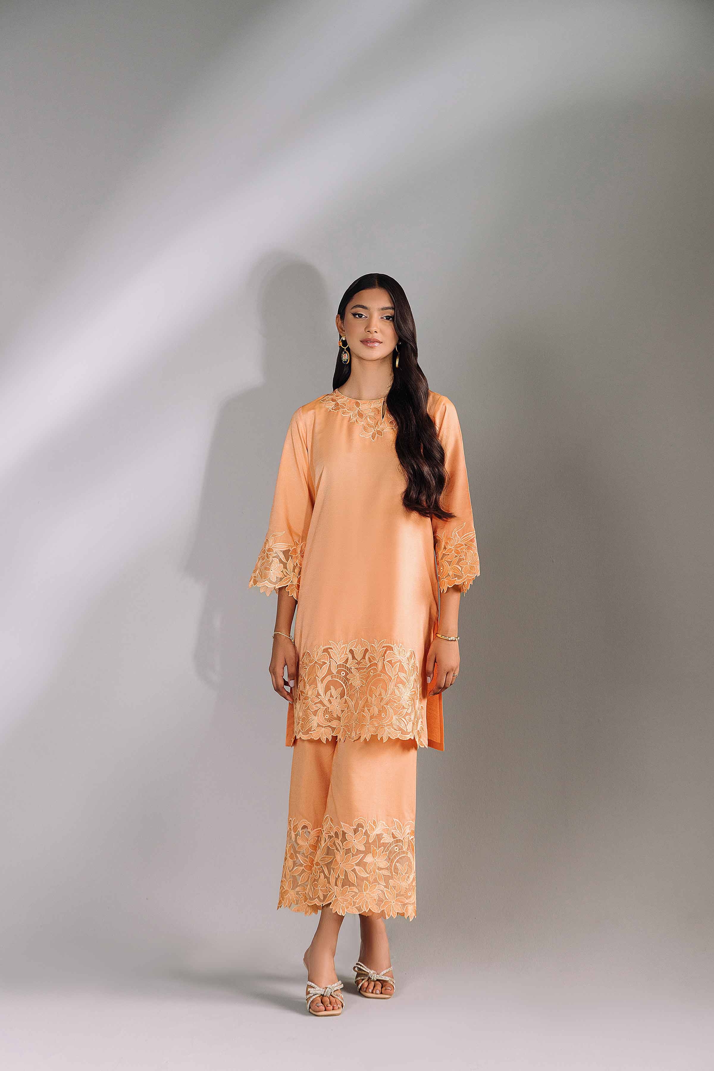 2 Piece - Embroidered Suit - KFW24-74 - Image 4