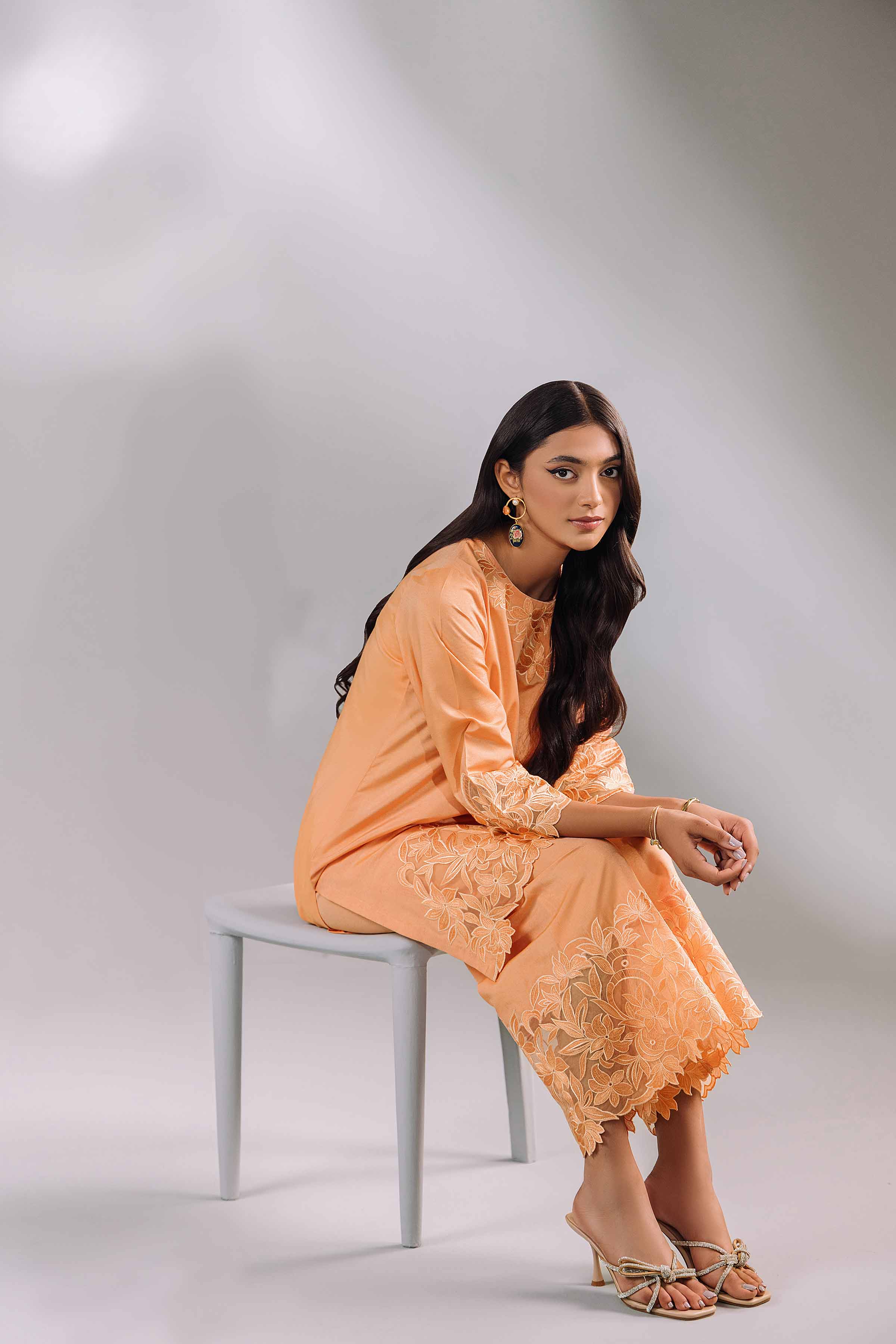 2 Piece - Embroidered Suit - KFW24-74 - Image 7