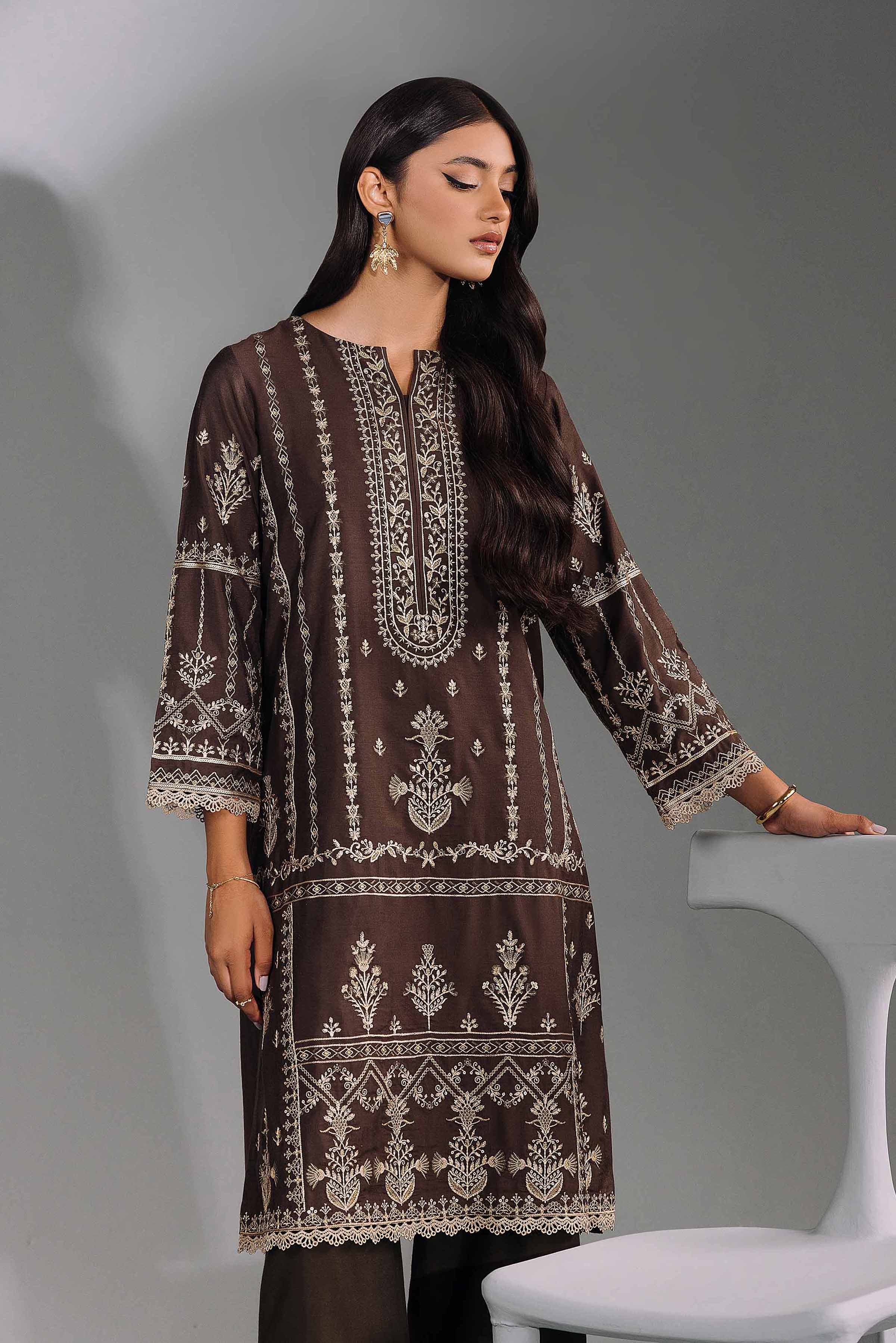 2 Piece - Embroidered Suit - KFW24-76 - Image 2