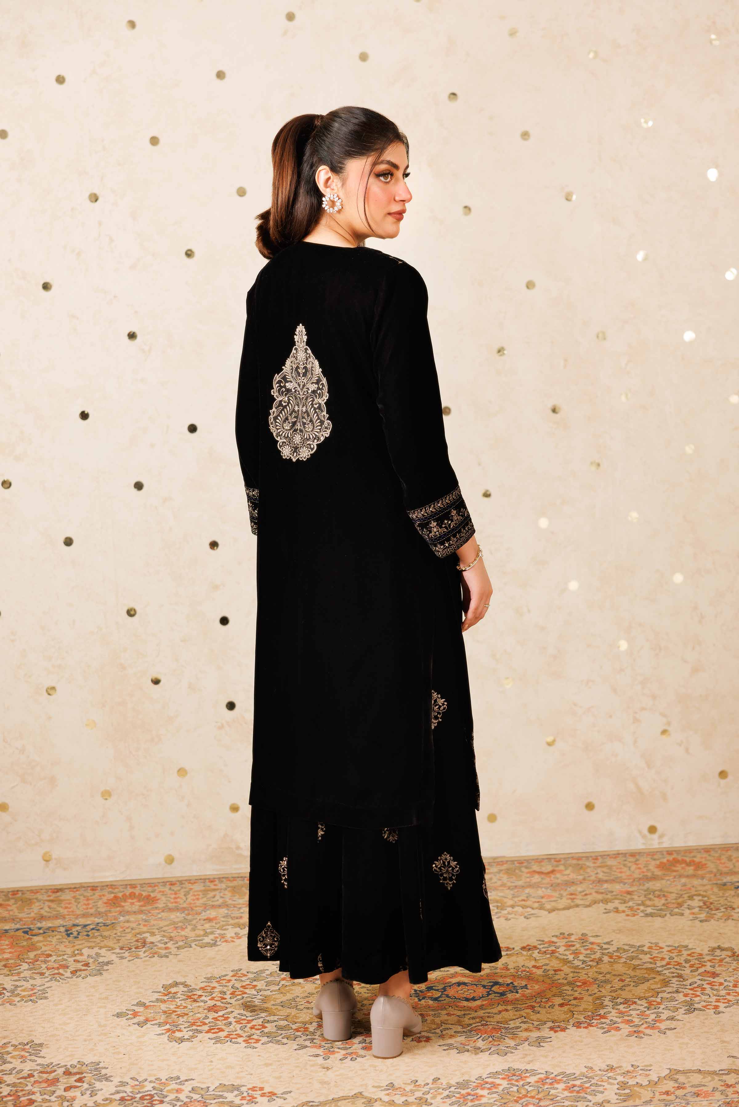2 Piece - Embroidered Suit - KFW25-01 - Image 3