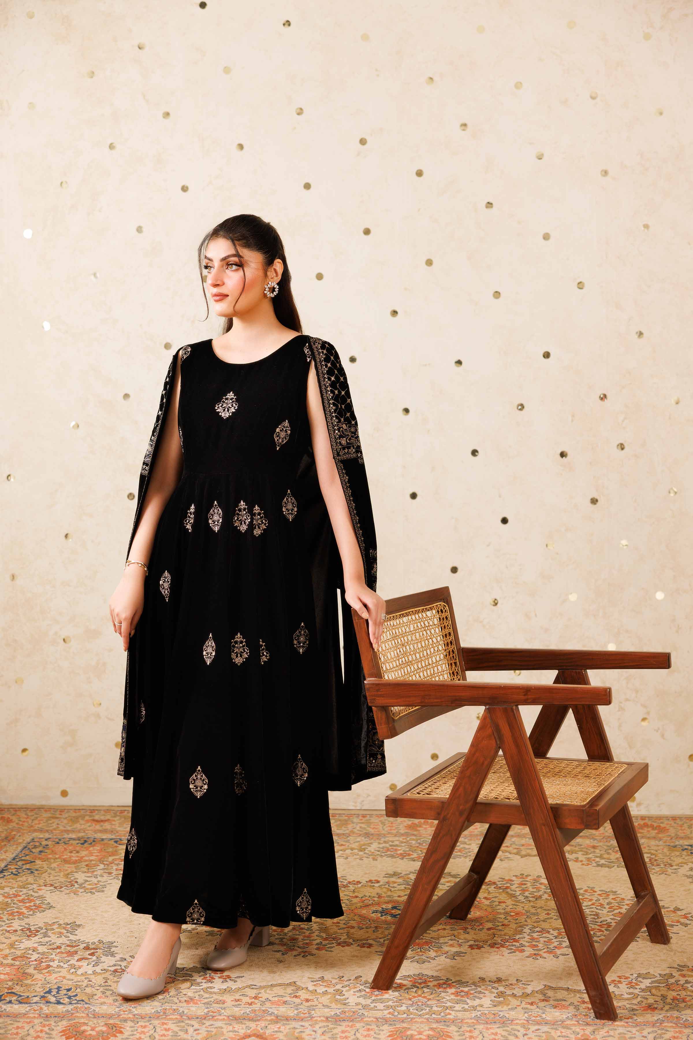 2 Piece - Embroidered Suit - KFW25-01 - Image 7