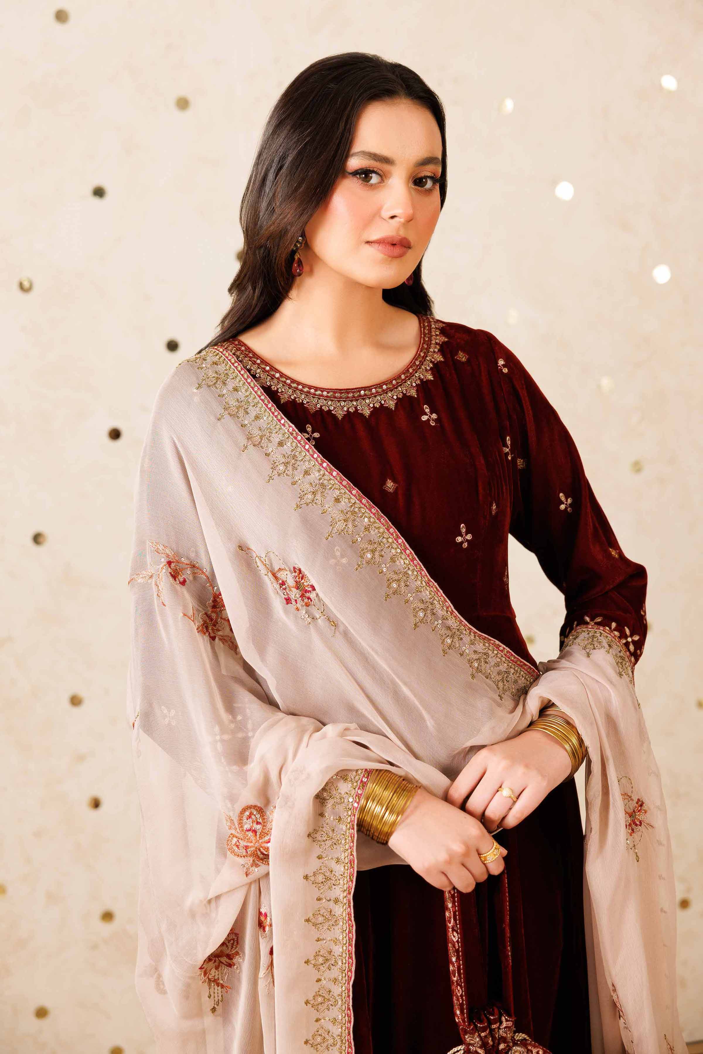 2 Piece - Embroidered Suit - KFW25-05 - Image 3