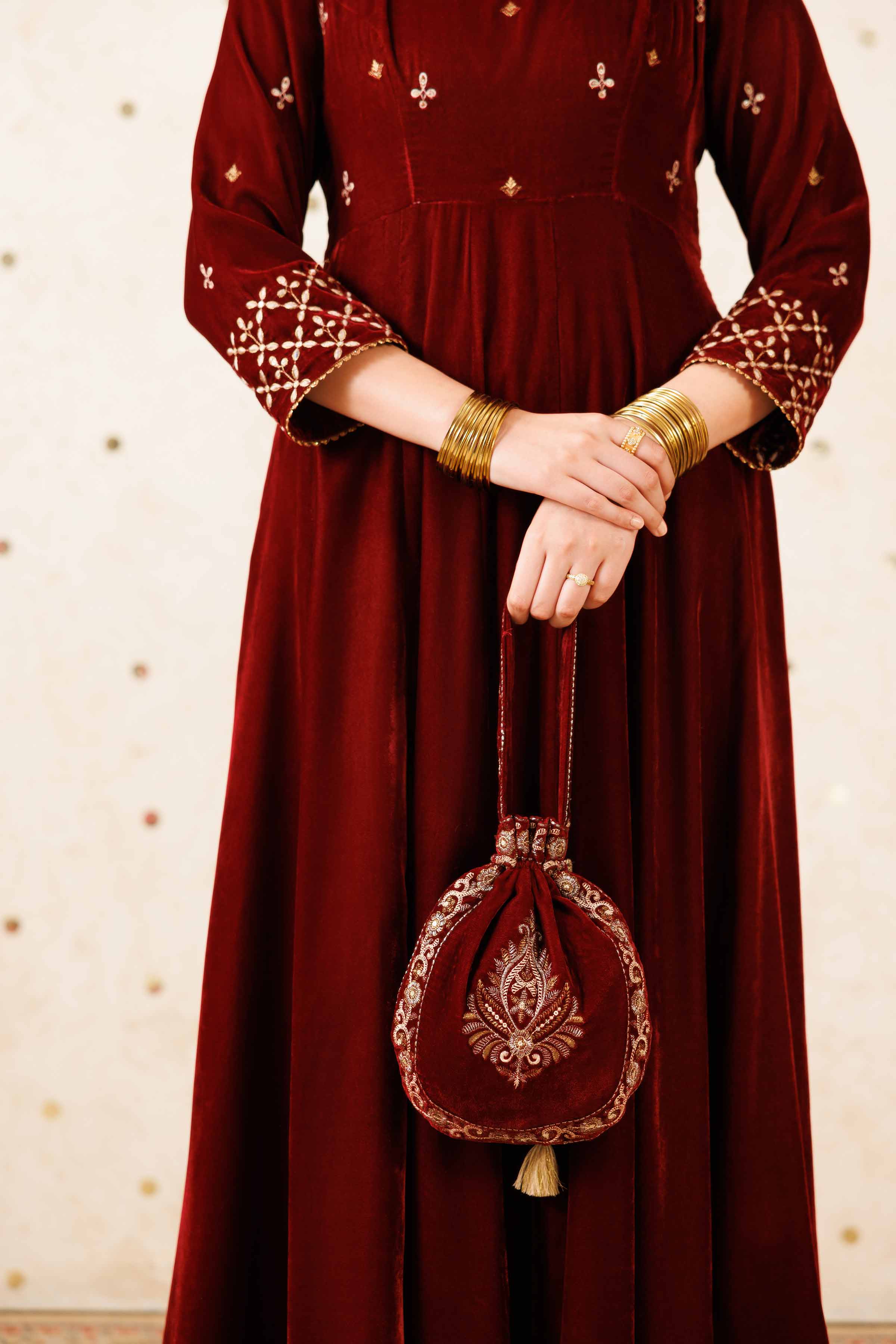 2 Piece - Embroidered Suit - KFW25-05 - Image 8