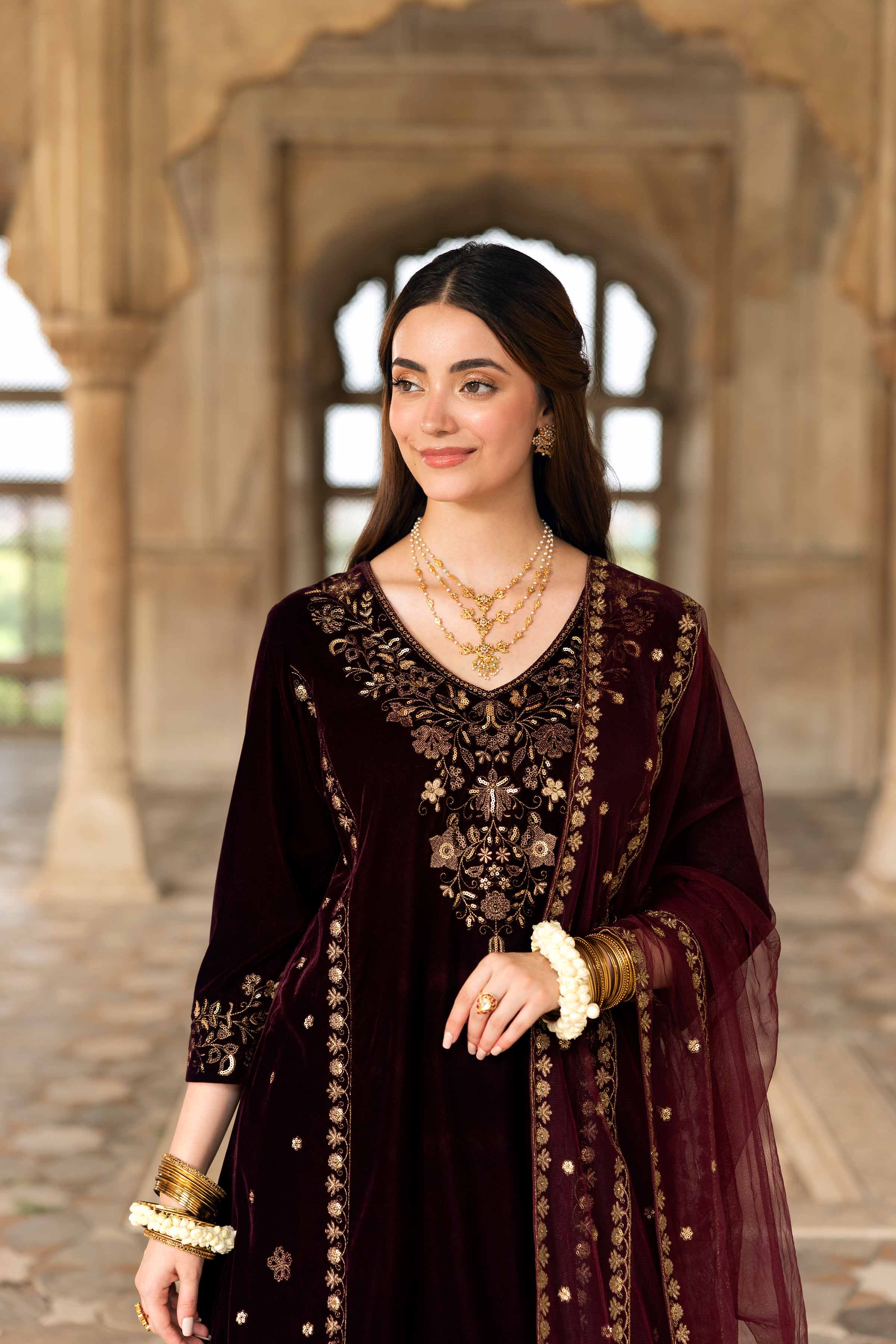 3 Piece - Embroidered Suit - KFW25-07 - Image 5