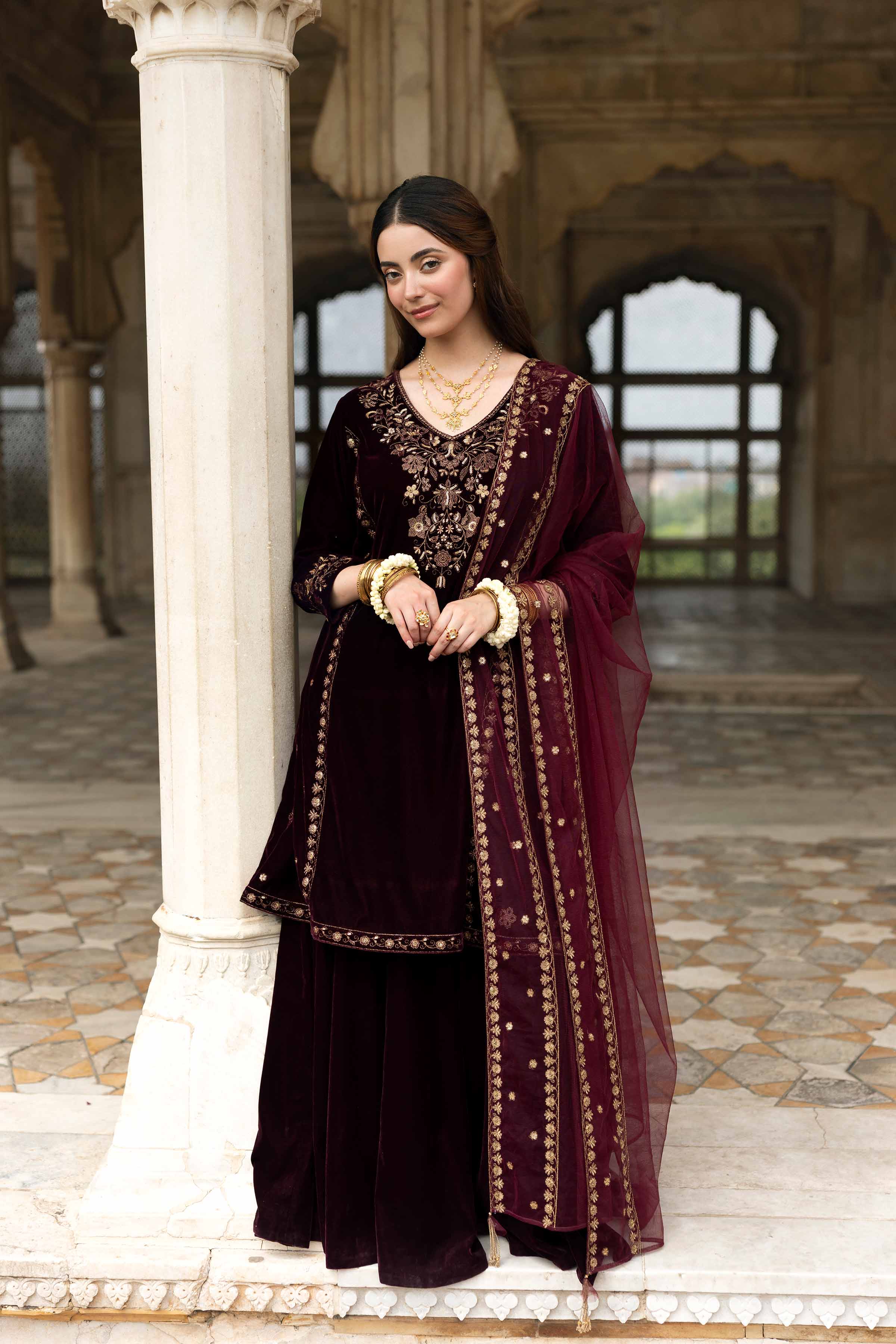 3 Piece - Embroidered Suit - KFW25-07 - Image 6