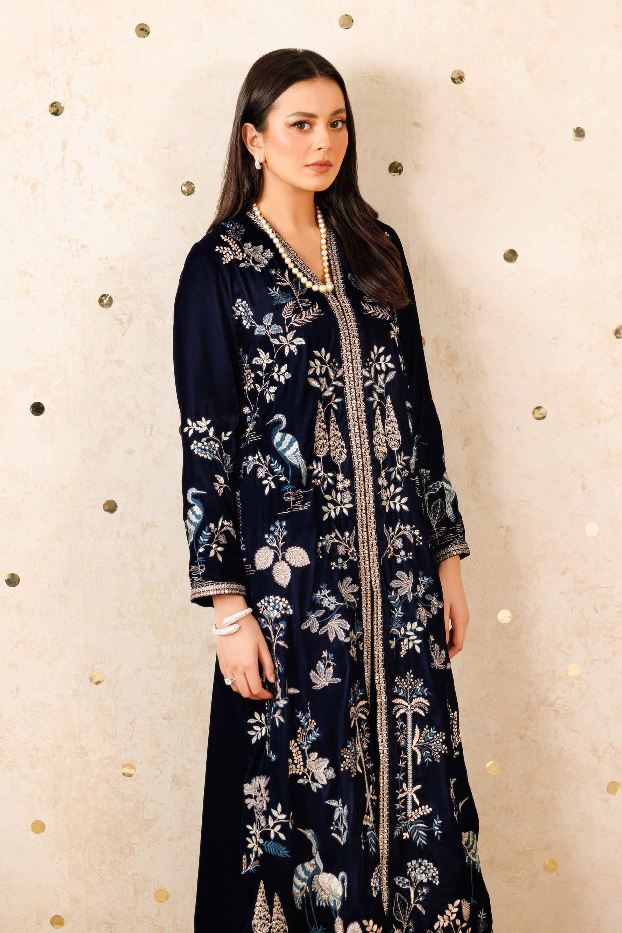 2 Piece - Embroidered Suit - KFW25-08 - Image 2