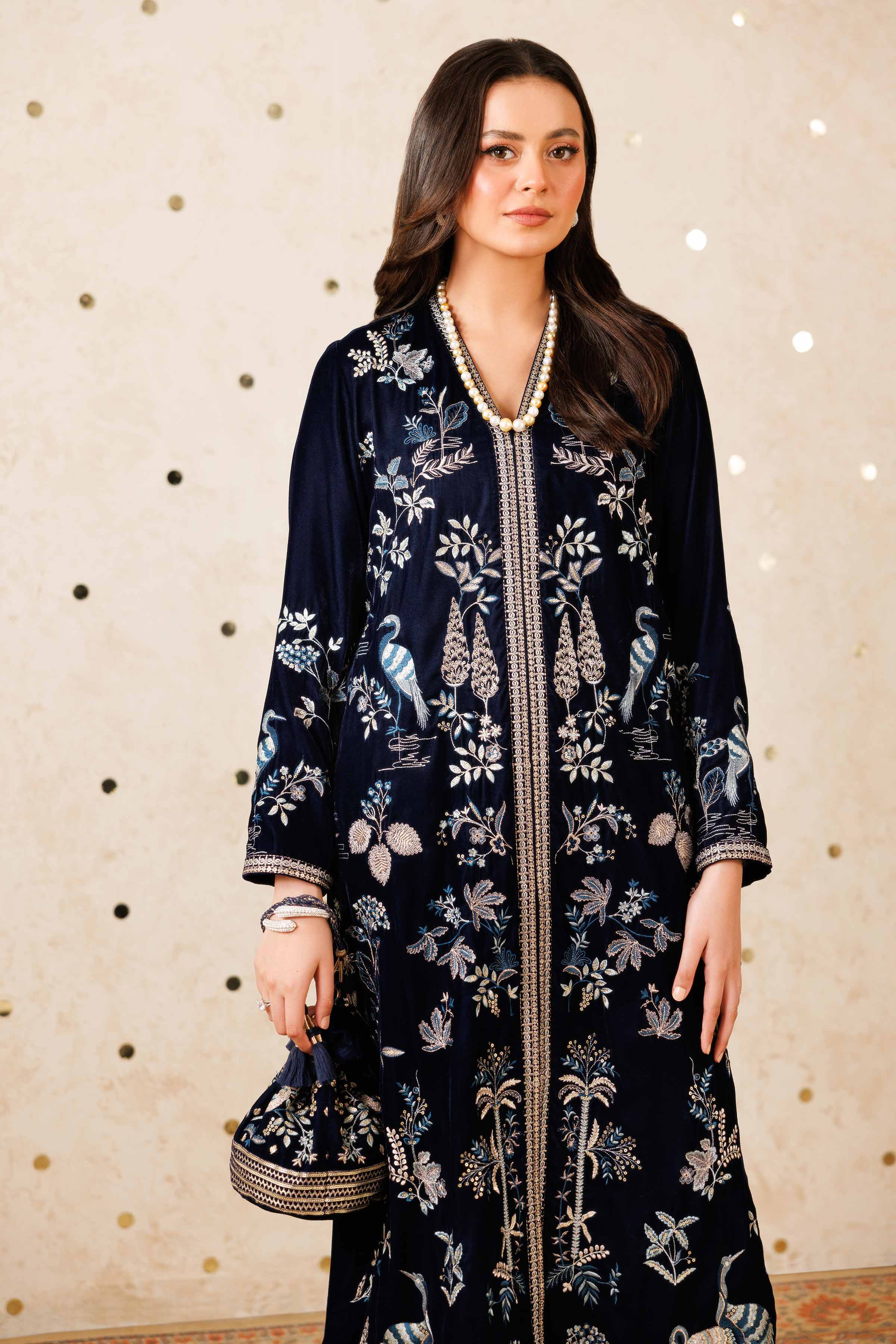 2 Piece - Embroidered Suit - KFW25-08 - Image 6