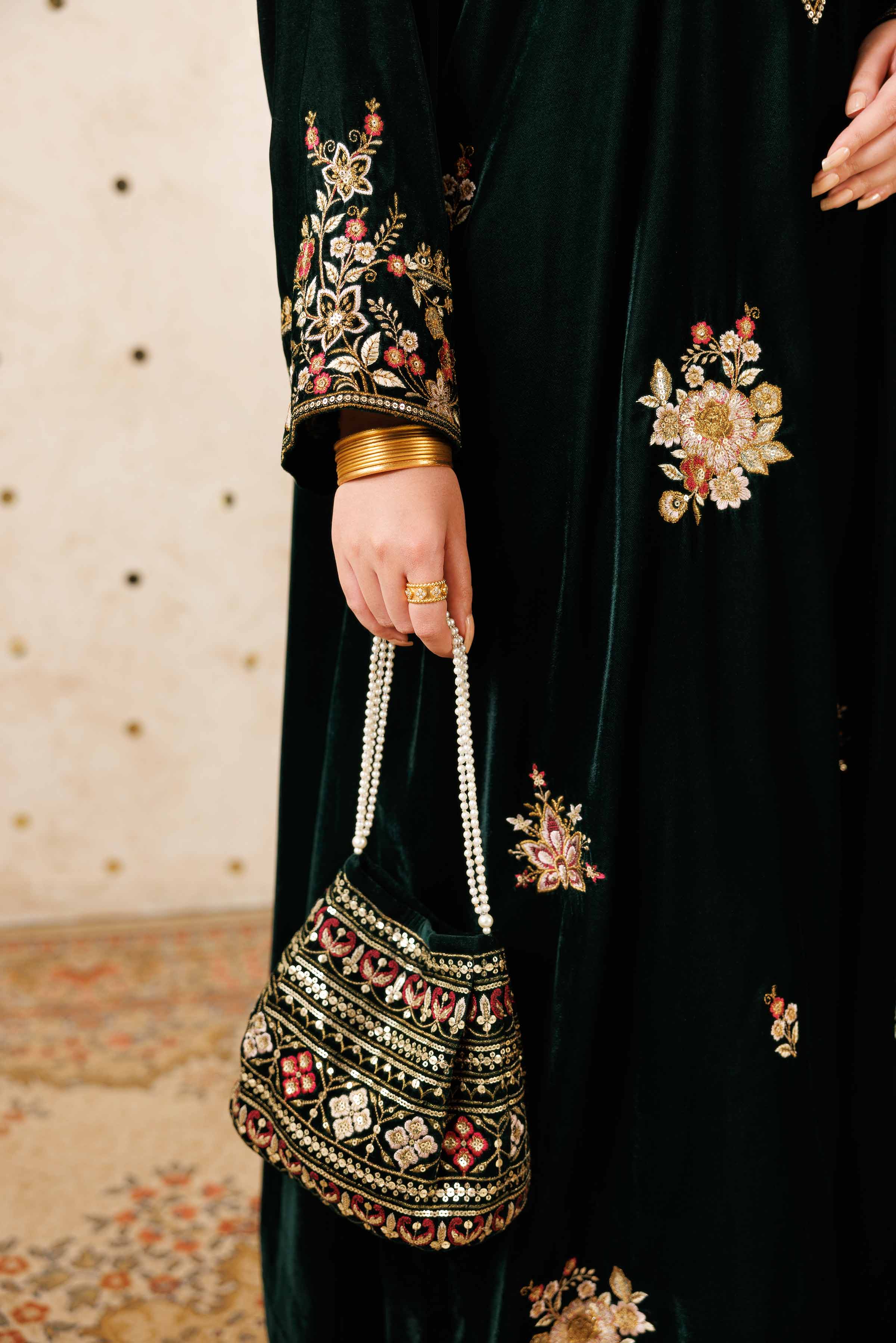 2 Piece - Embroidered Suit - KFW25-09 - Image 7