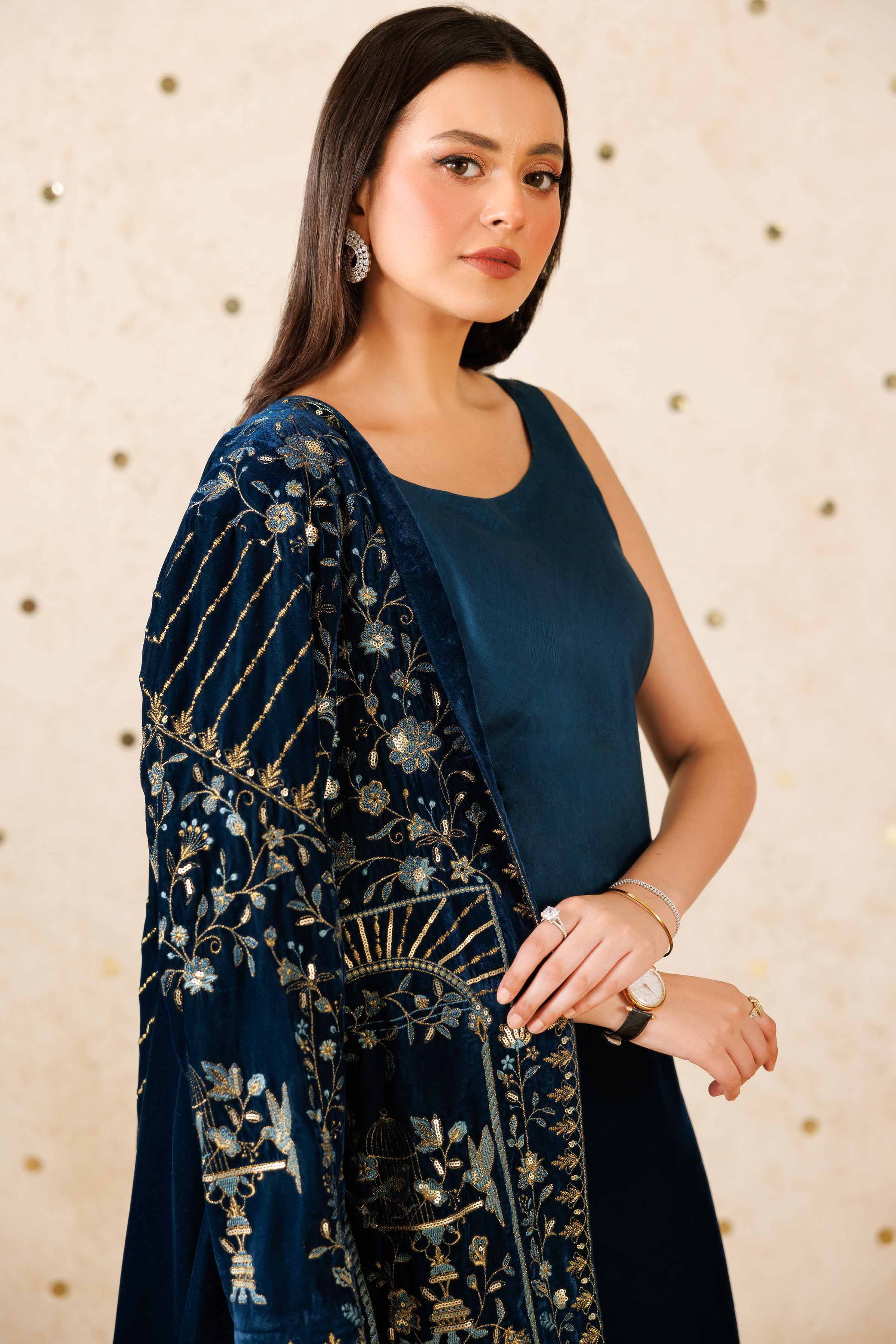 3 Piece - Embroidered Suit - KFW25-10 - Image 6