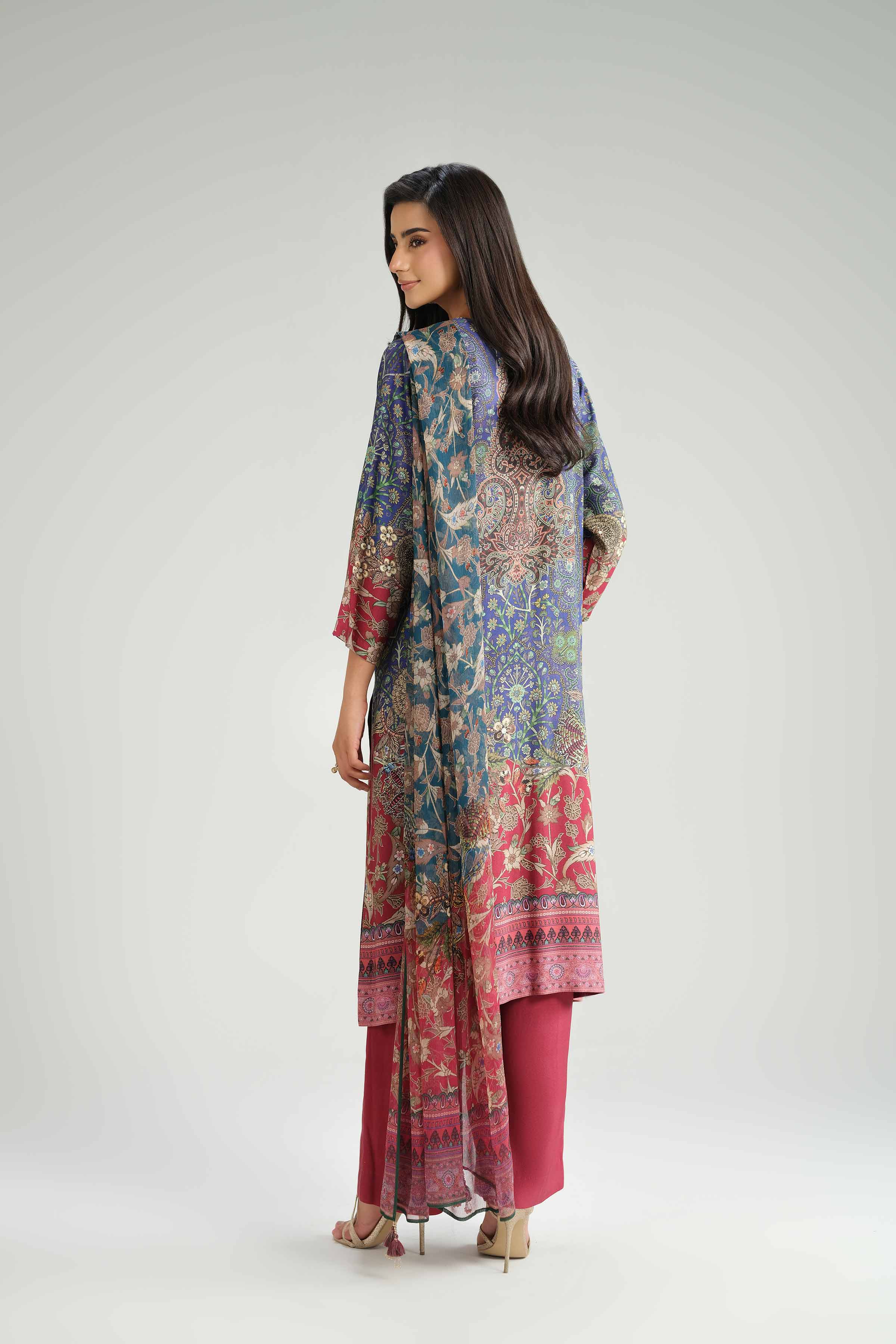 3 Piece - Printed Suit - KFW25-101 - Image 3