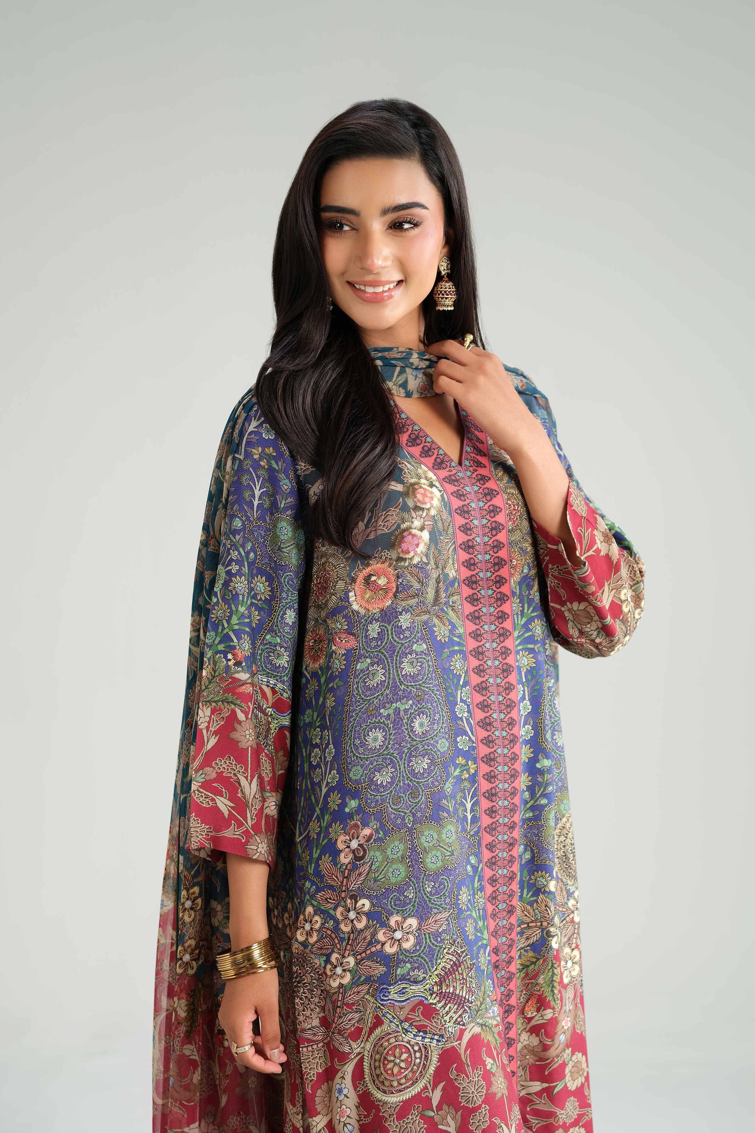 3 Piece - Printed Suit - KFW25-101 - Image 7