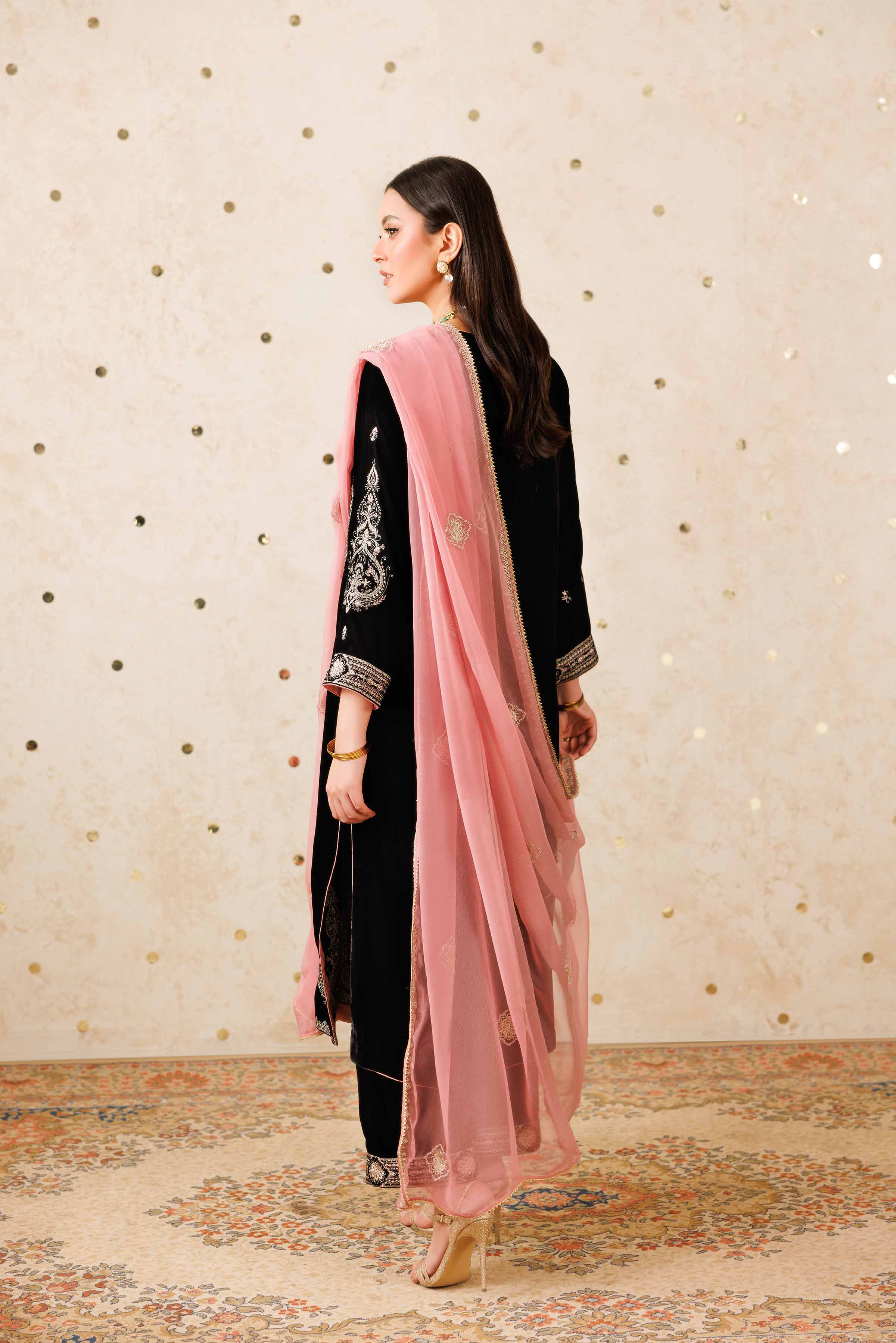 3 Piece - Embroidered Suit - KFW25-13 - Image 3