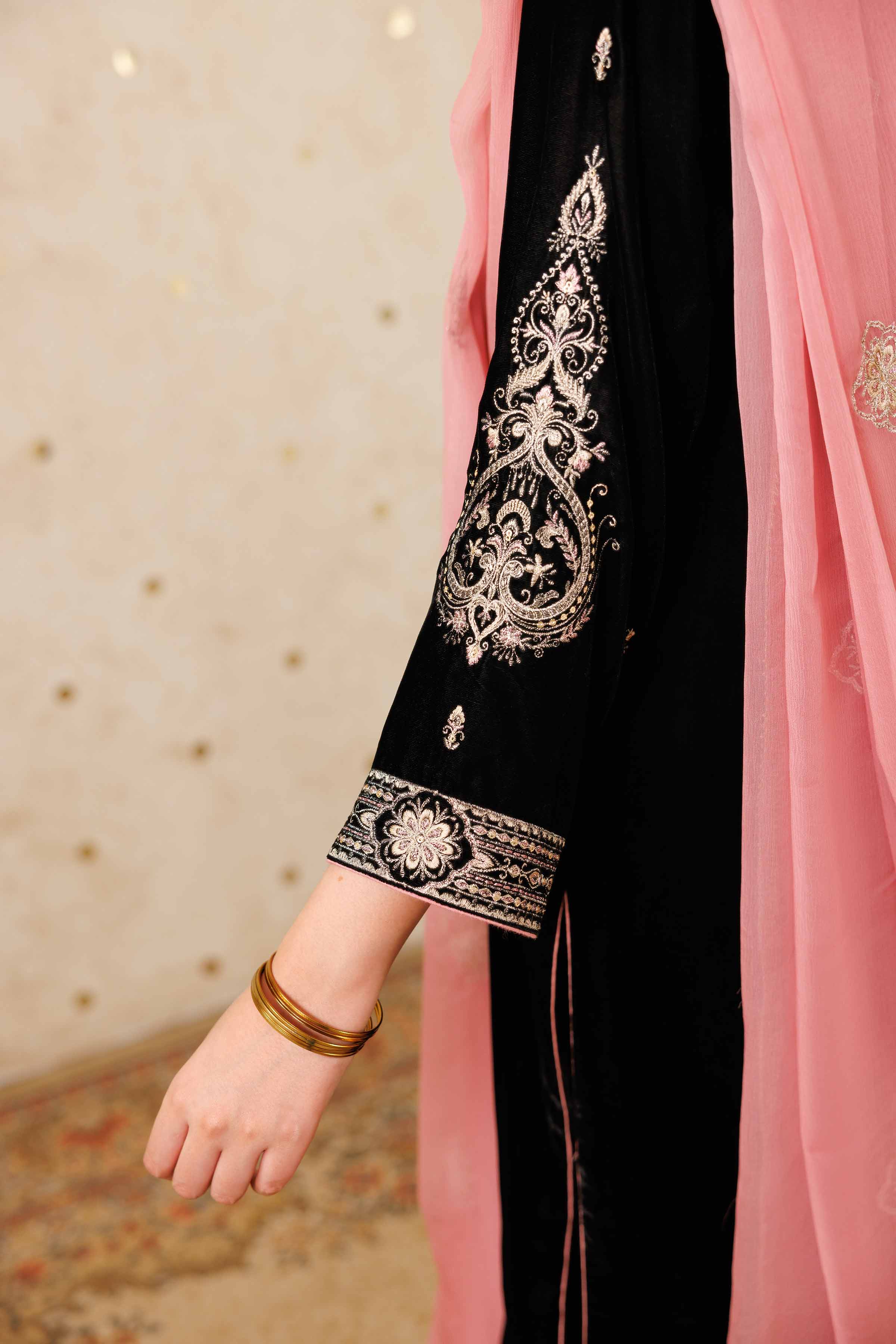 3 Piece - Embroidered Suit - KFW25-13 - Image 9