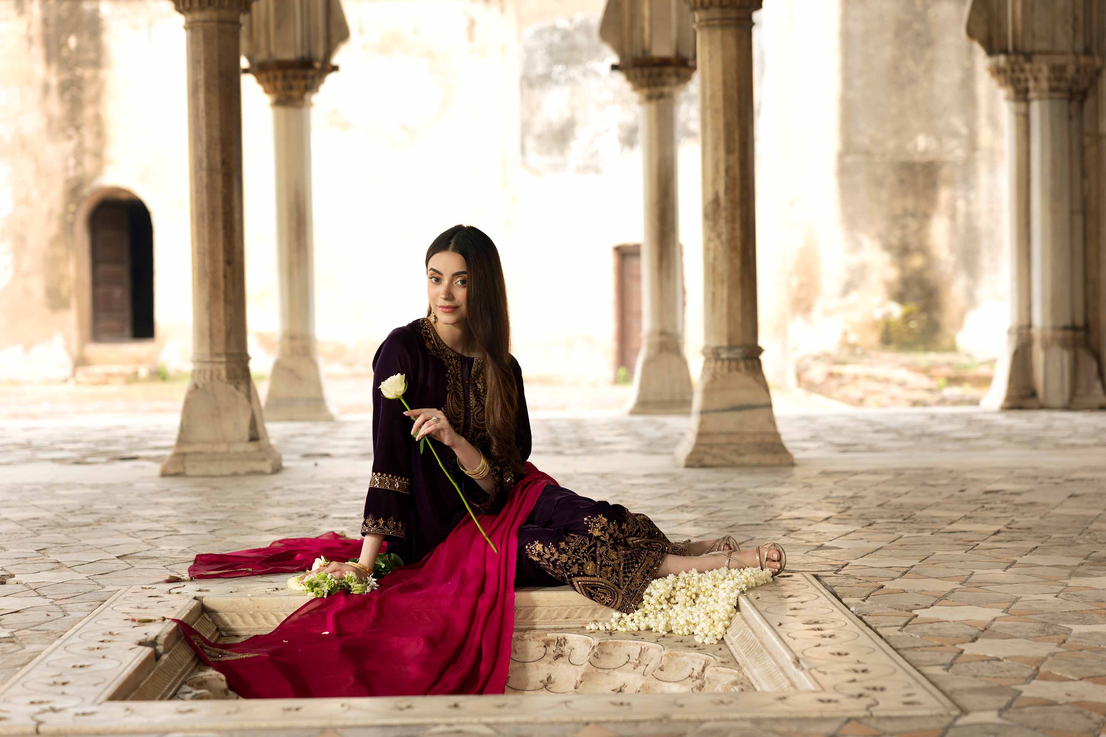 3 Piece - Embroidered Suit - KFW25-14 - Image 8