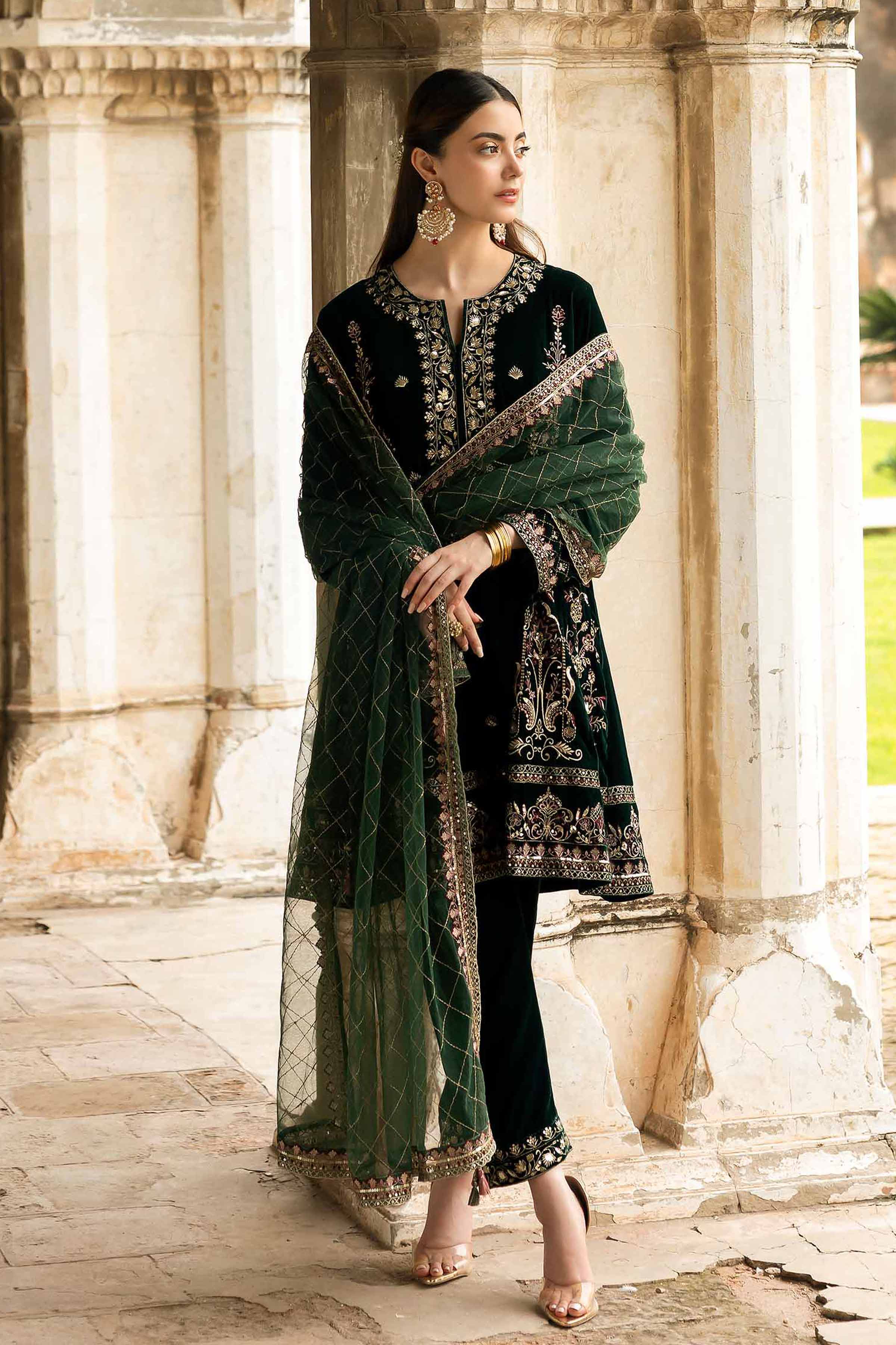 3 Piece - Embroidered Suit - KFW25-16