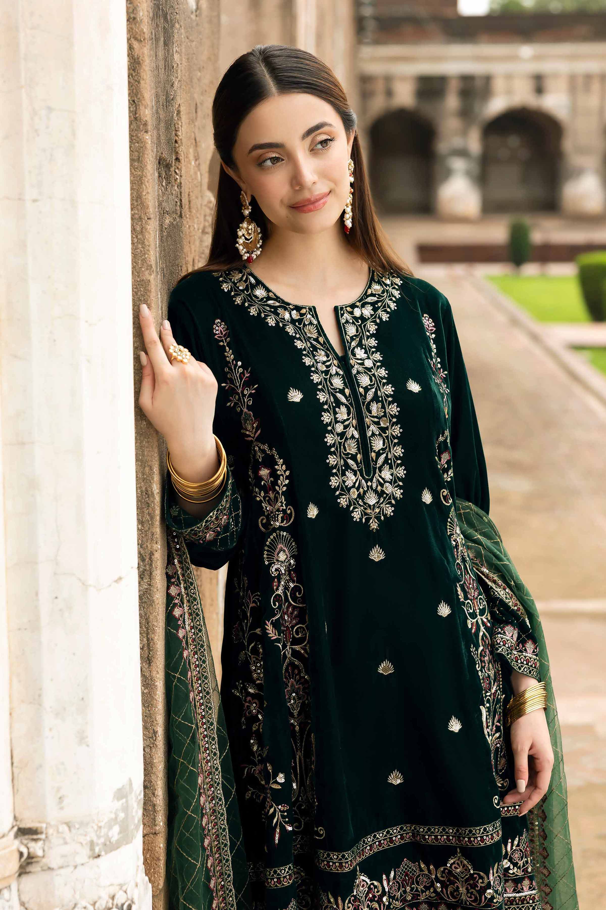 3 Piece - Embroidered Suit - KFW25-16 - Image 2