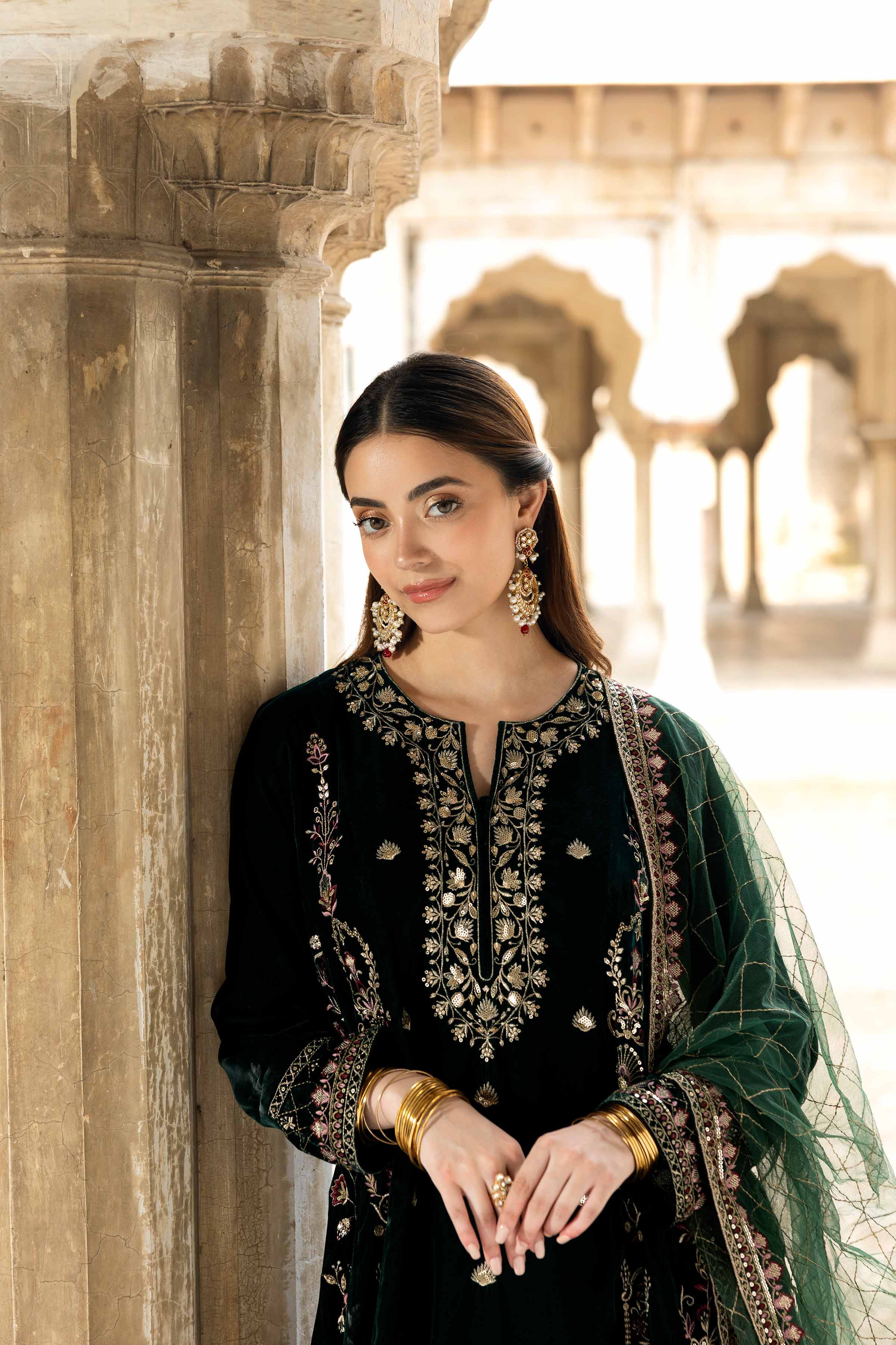 3 Piece - Embroidered Suit - KFW25-16 - Image 6