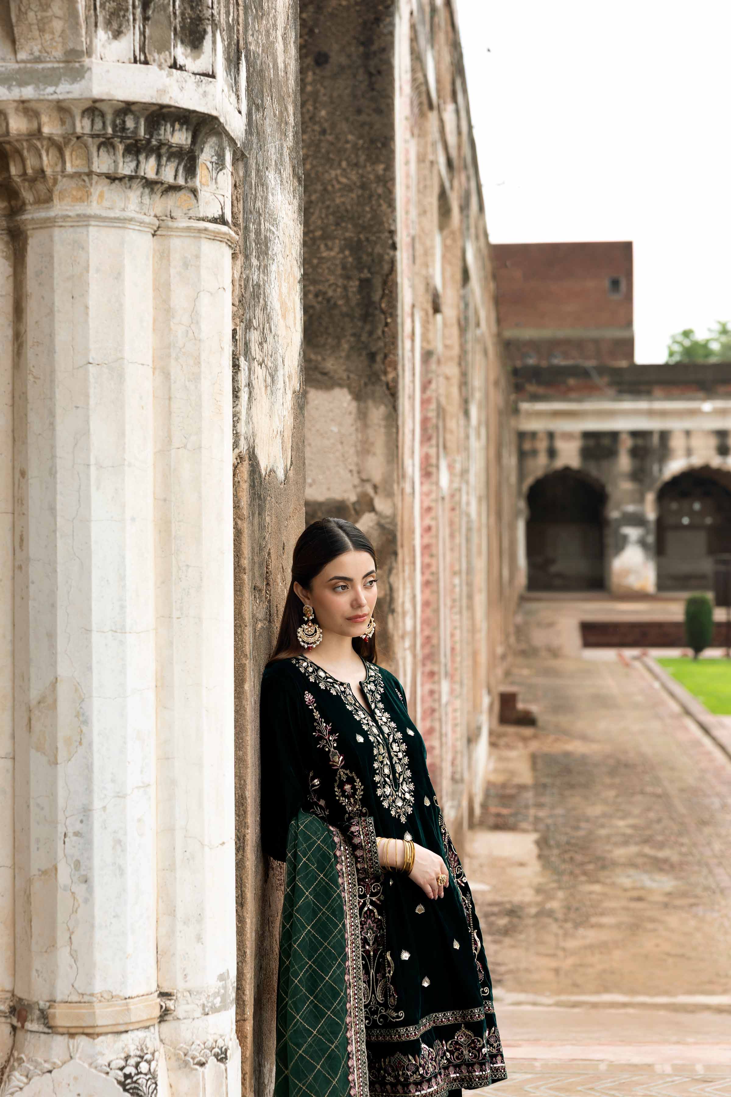 3 Piece - Embroidered Suit - KFW25-16 - Image 9
