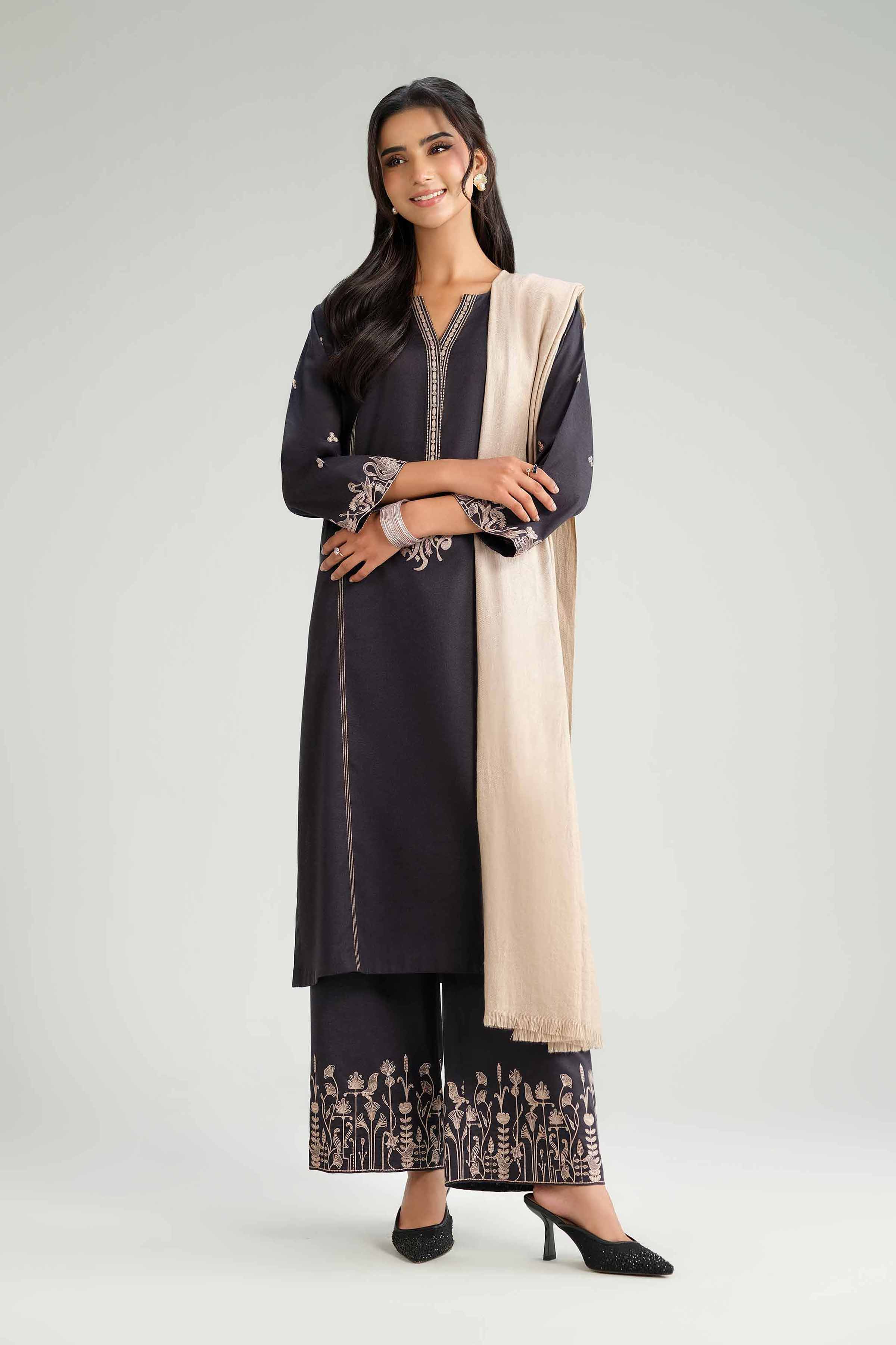 3 Piece - Embroidered Suit - KFW25-160