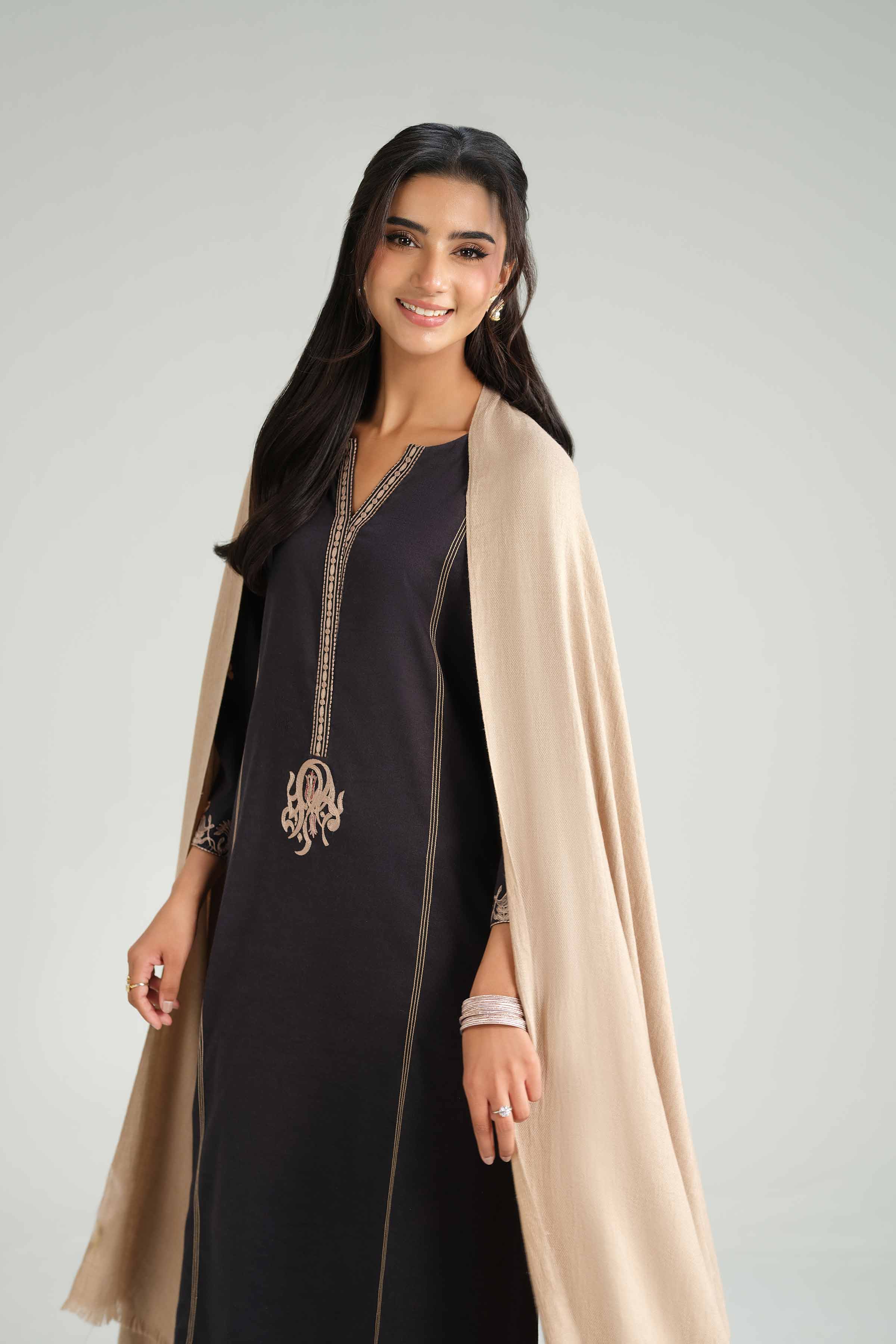 3 Piece - Embroidered Suit - KFW25-160 - Image 3