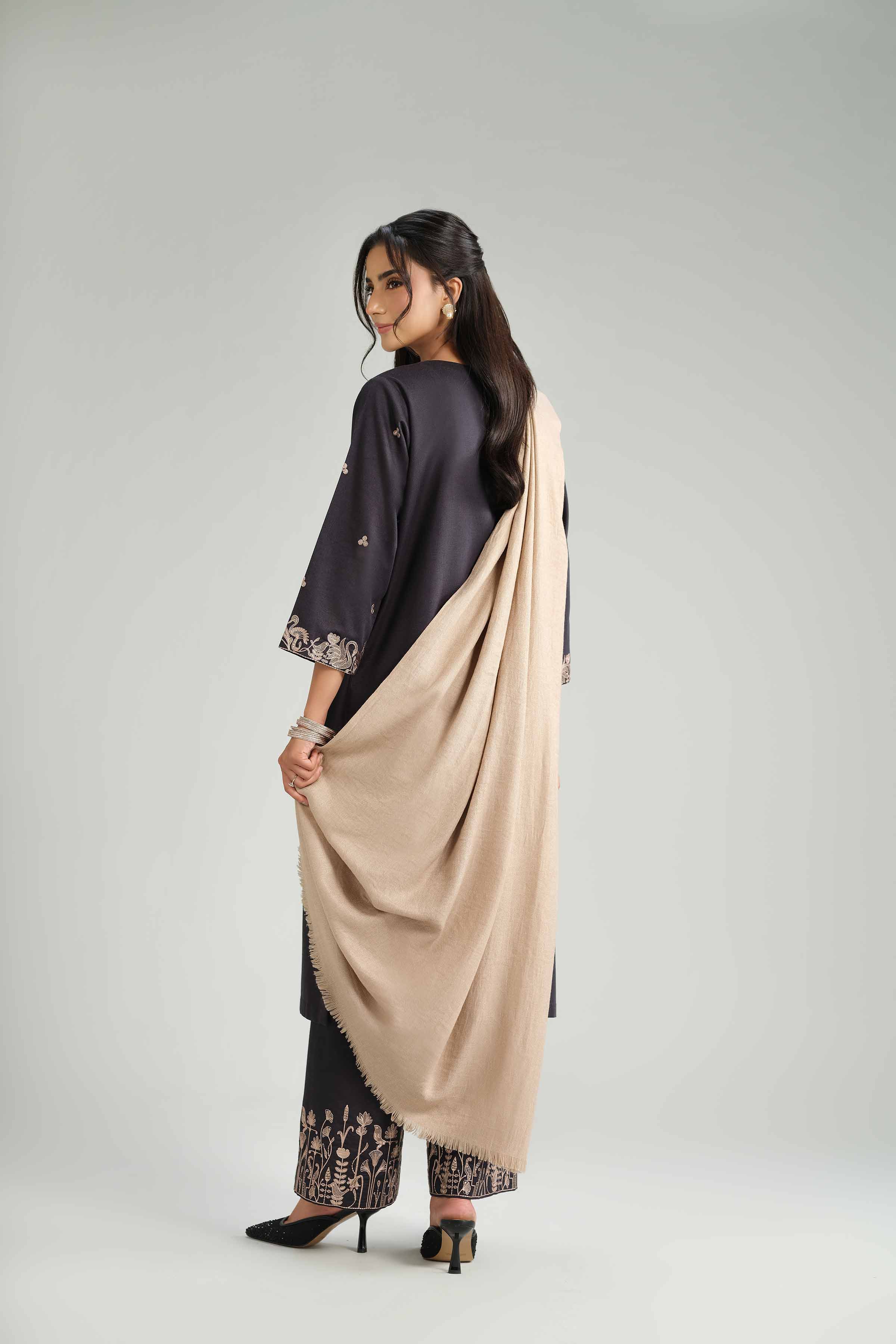 3 Piece - Embroidered Suit - KFW25-160 - Image 5