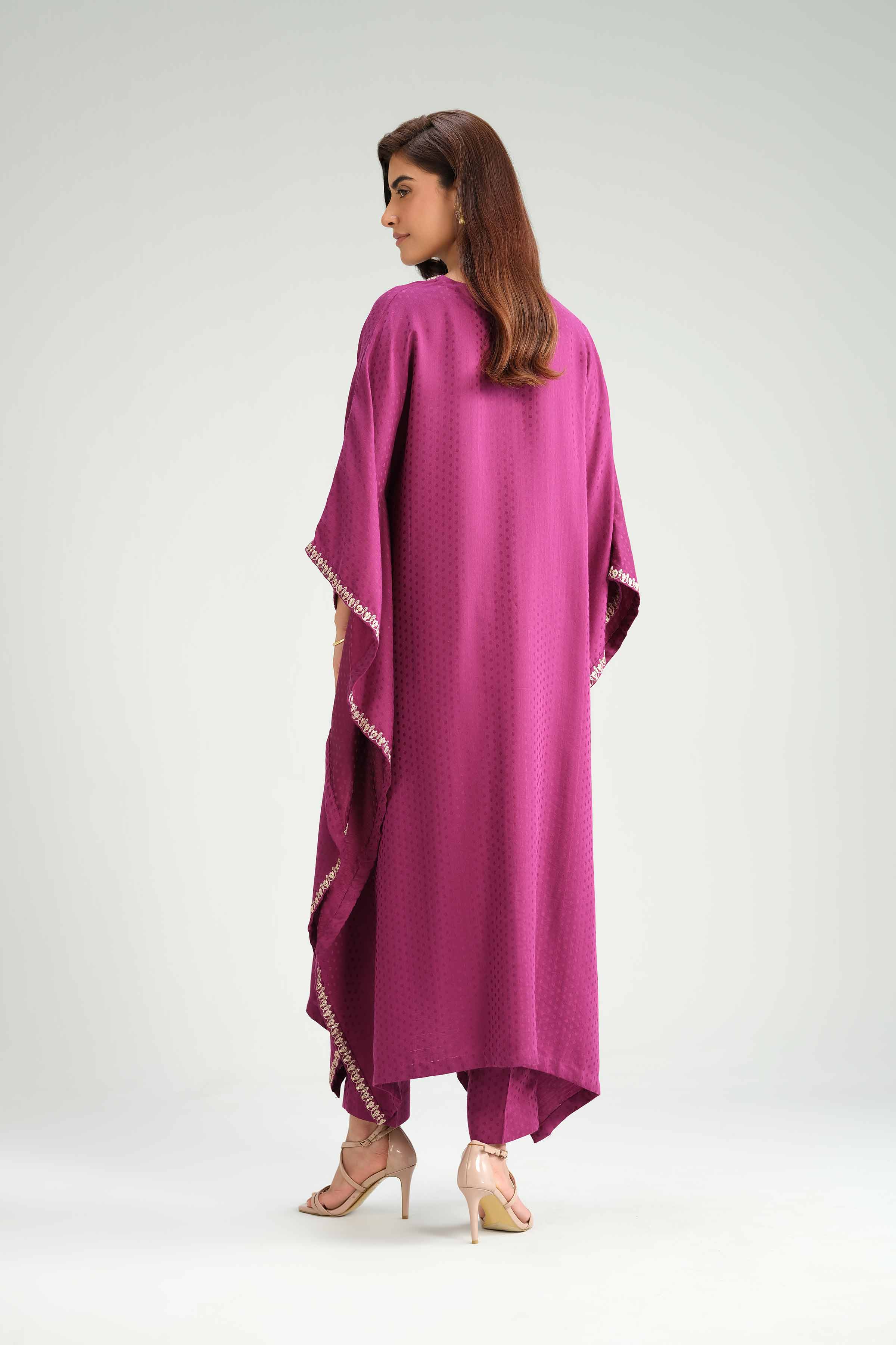 2 Piece - Embroidered Suit - KFW25-161 - Image 3
