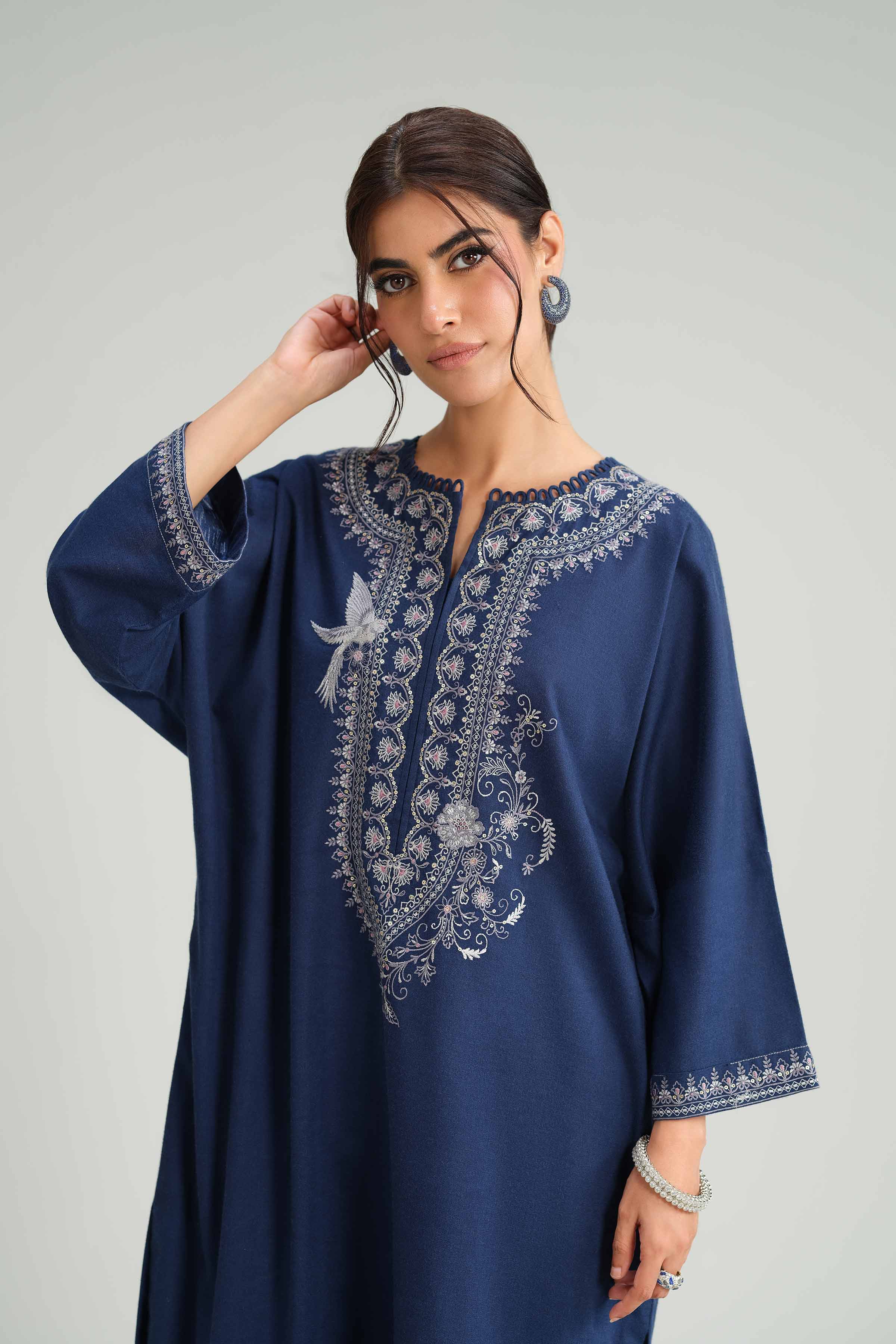 2 Piece - Embroidered Suit - KFW25-169 - Image 7