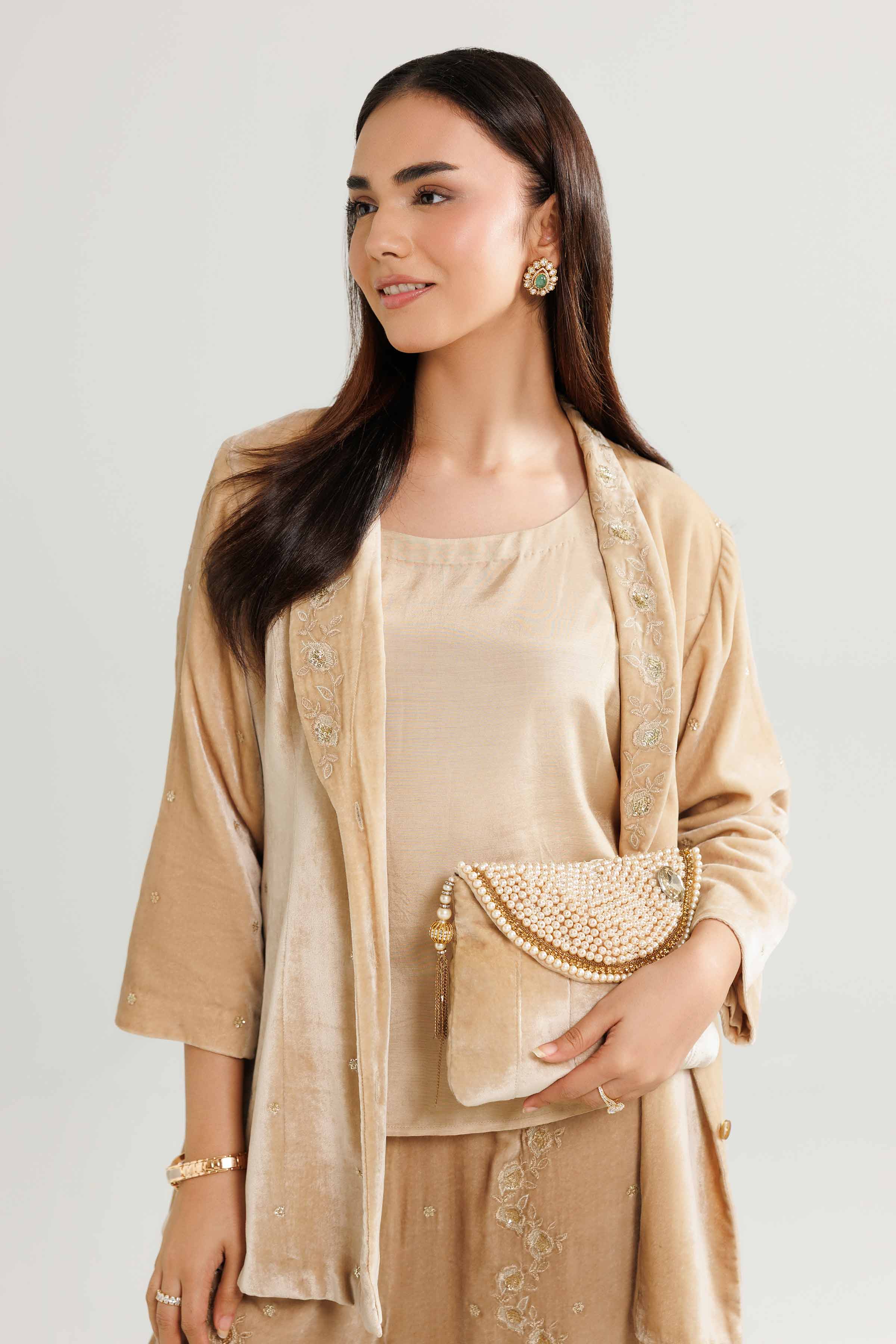 3 Piece - Embroidered Suit - KFW25-17 - Image 6