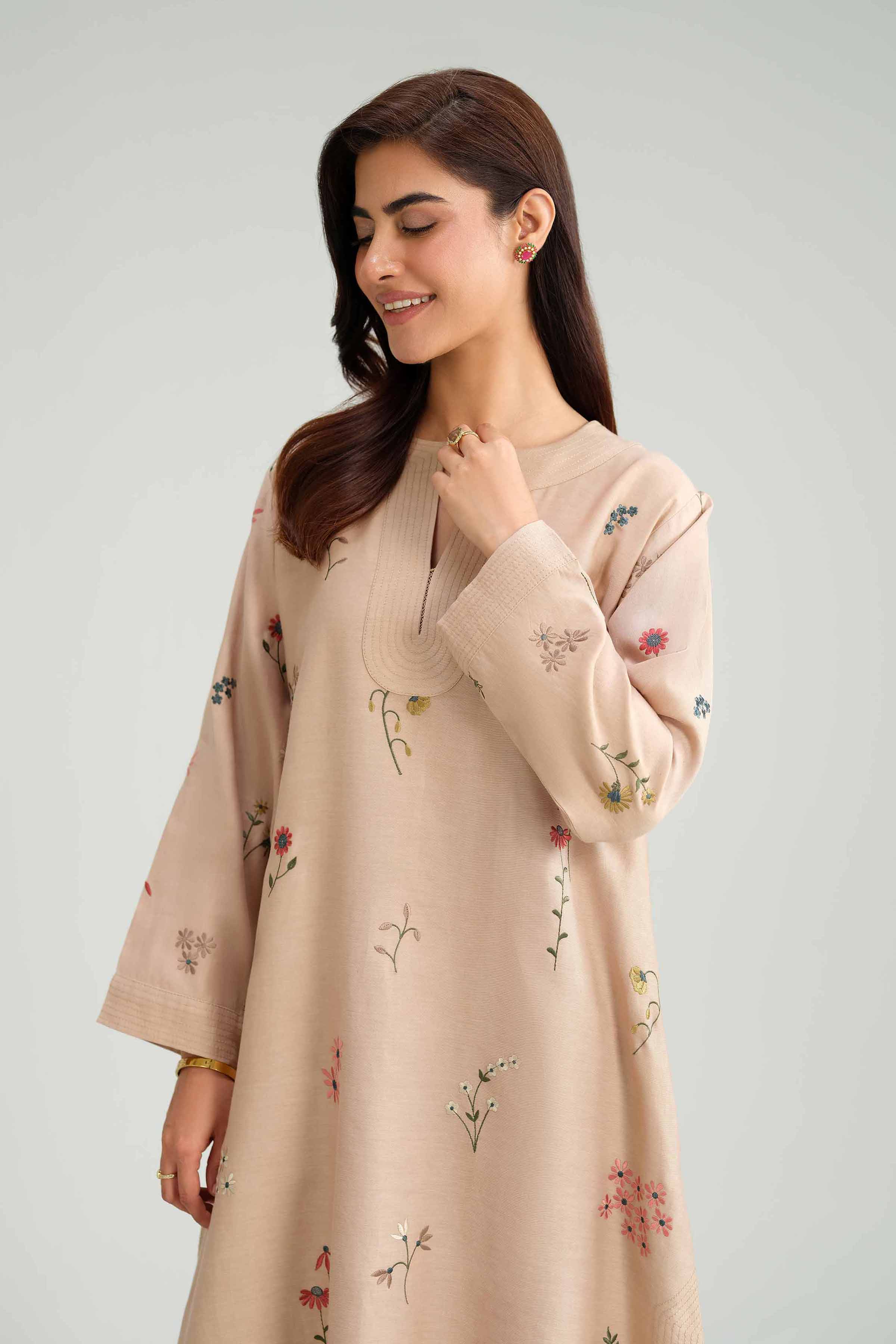2 Piece - Embroidered Suit - KFW25-171 - Image 2